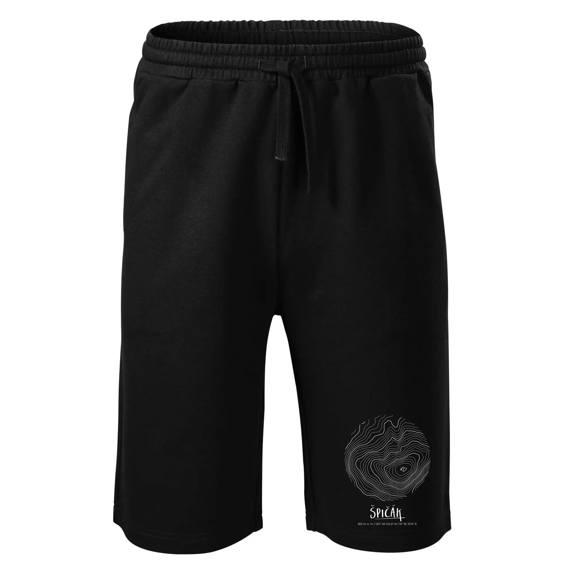 Špičák - vrstevnice v kruhu