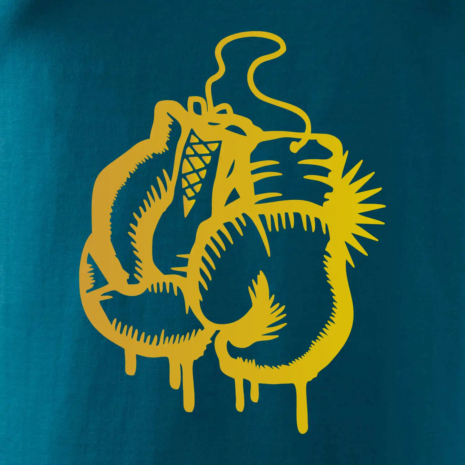 Box rukavice - zlatý potisk