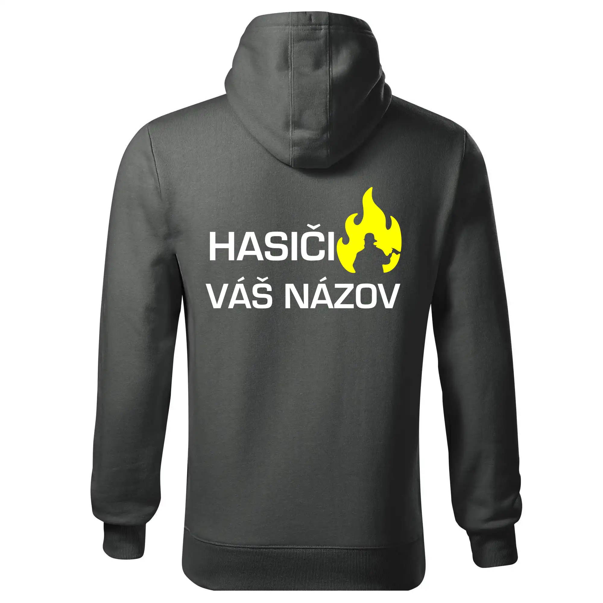 Hasiči - Váš názov - FLUO + Reflexná potlač