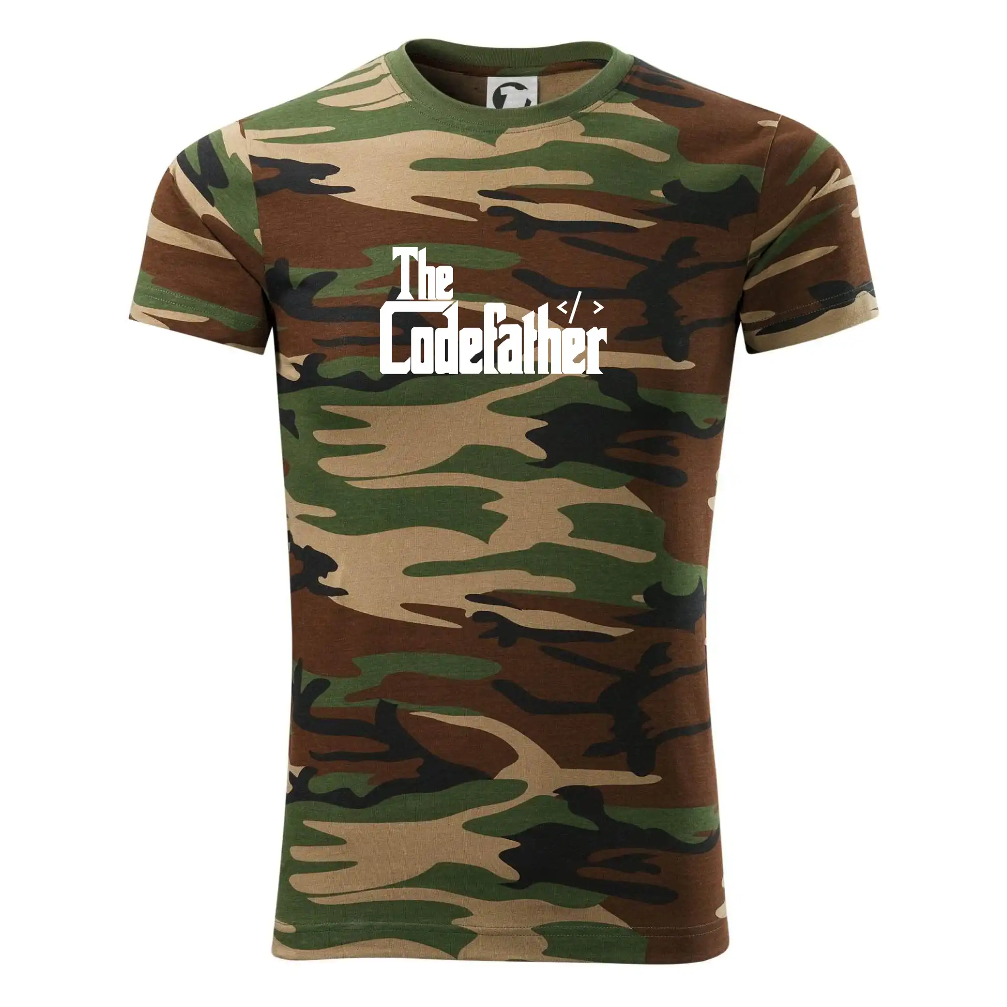 Tričká pre ajťákov - The codefather - Army CAMOUFLAGE