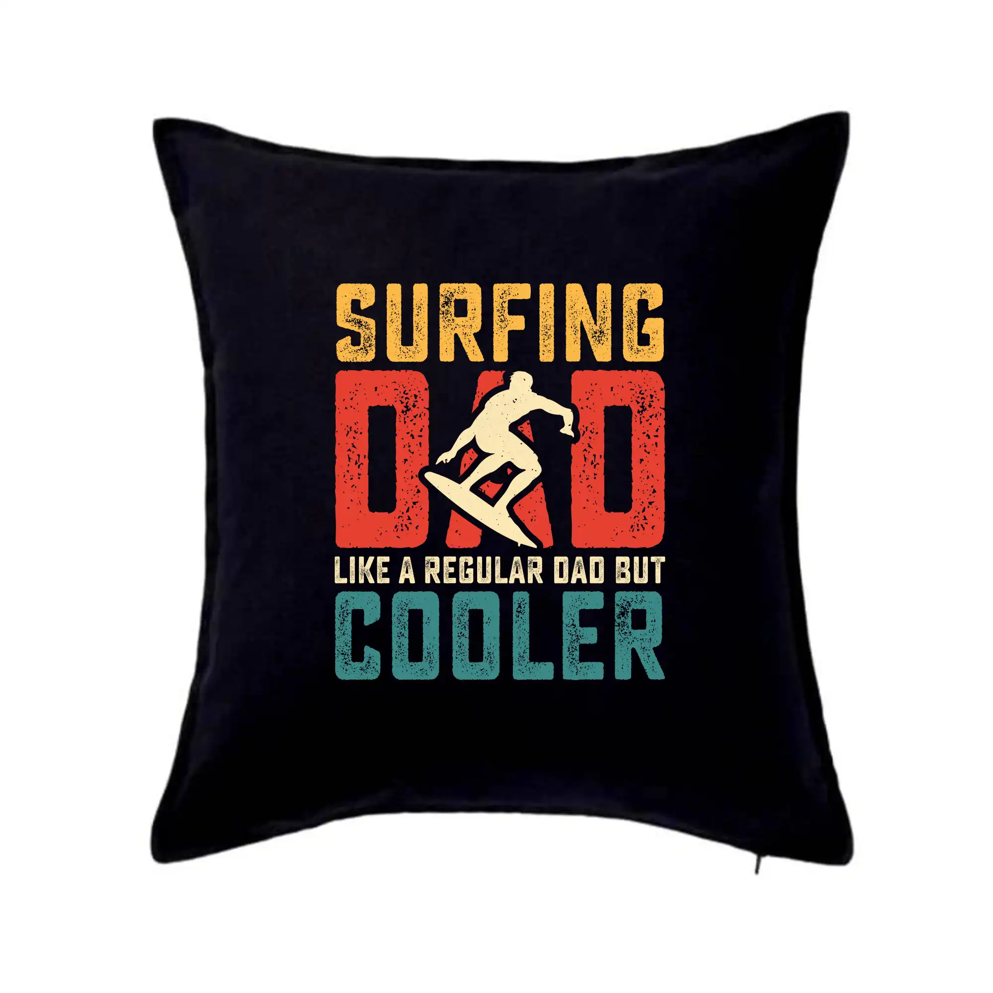 Surferske tričká - Surfing dad like a regular dad but cooler - Vankúš 50x50