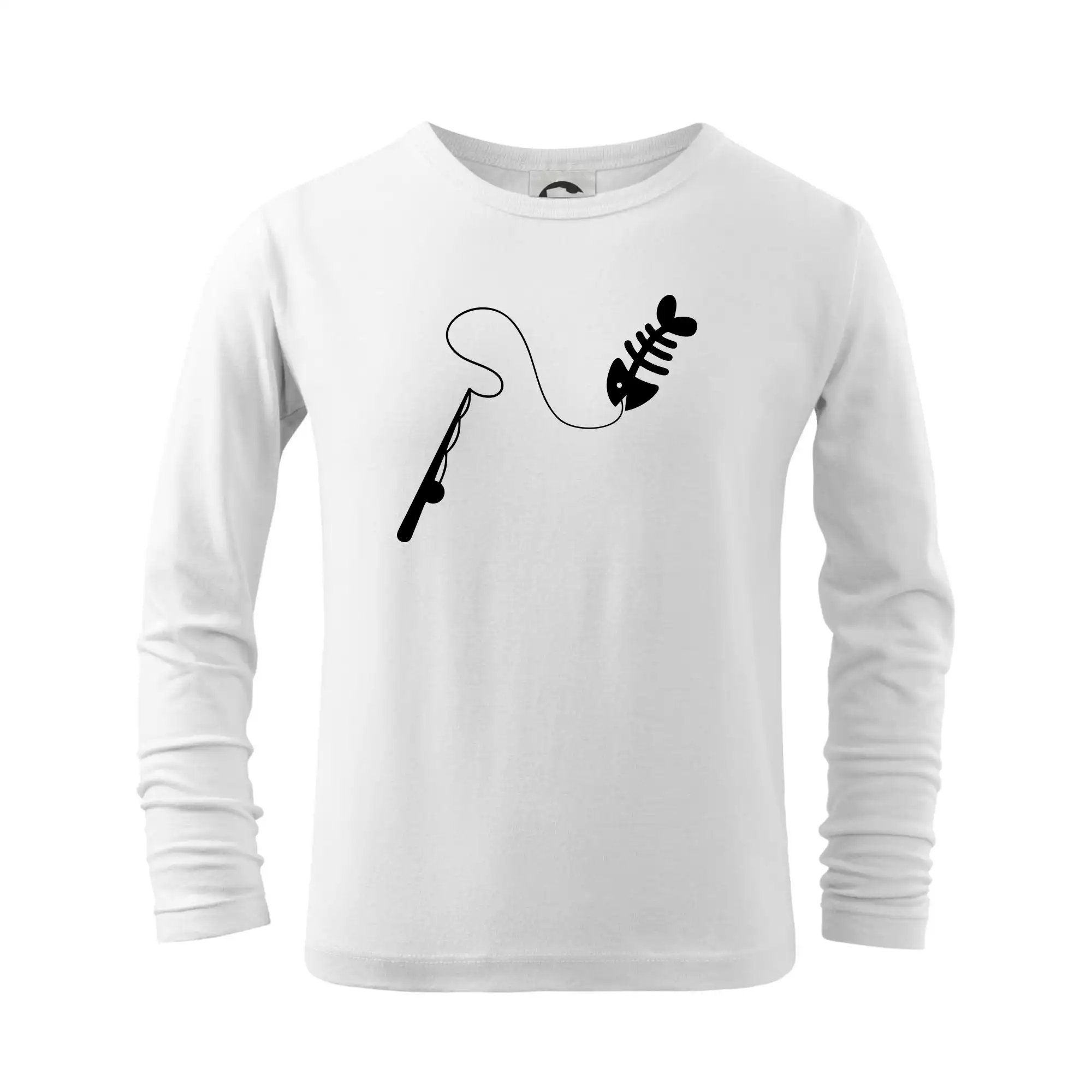 Tričká pre rybárov s potlačou - Rybárčenie - Prút - Tričko detské Long Sleeve