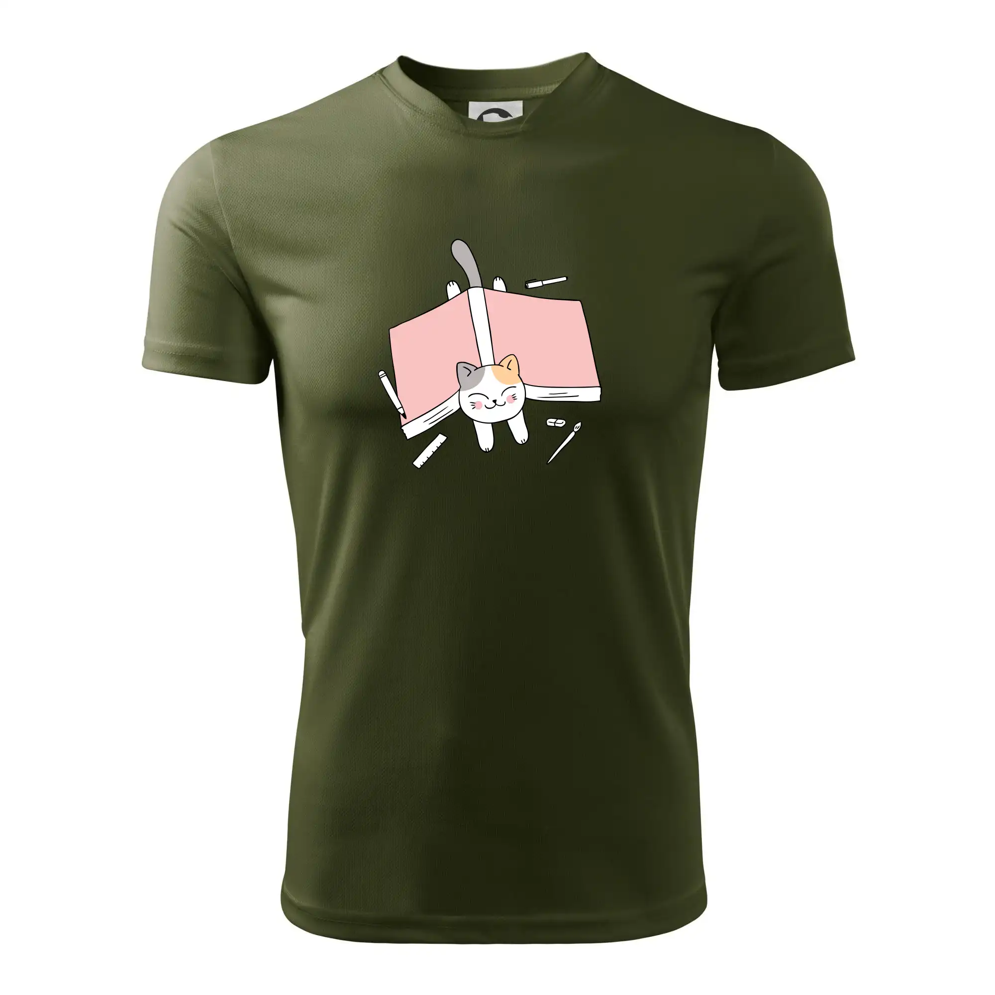 Učení na státnice kočka