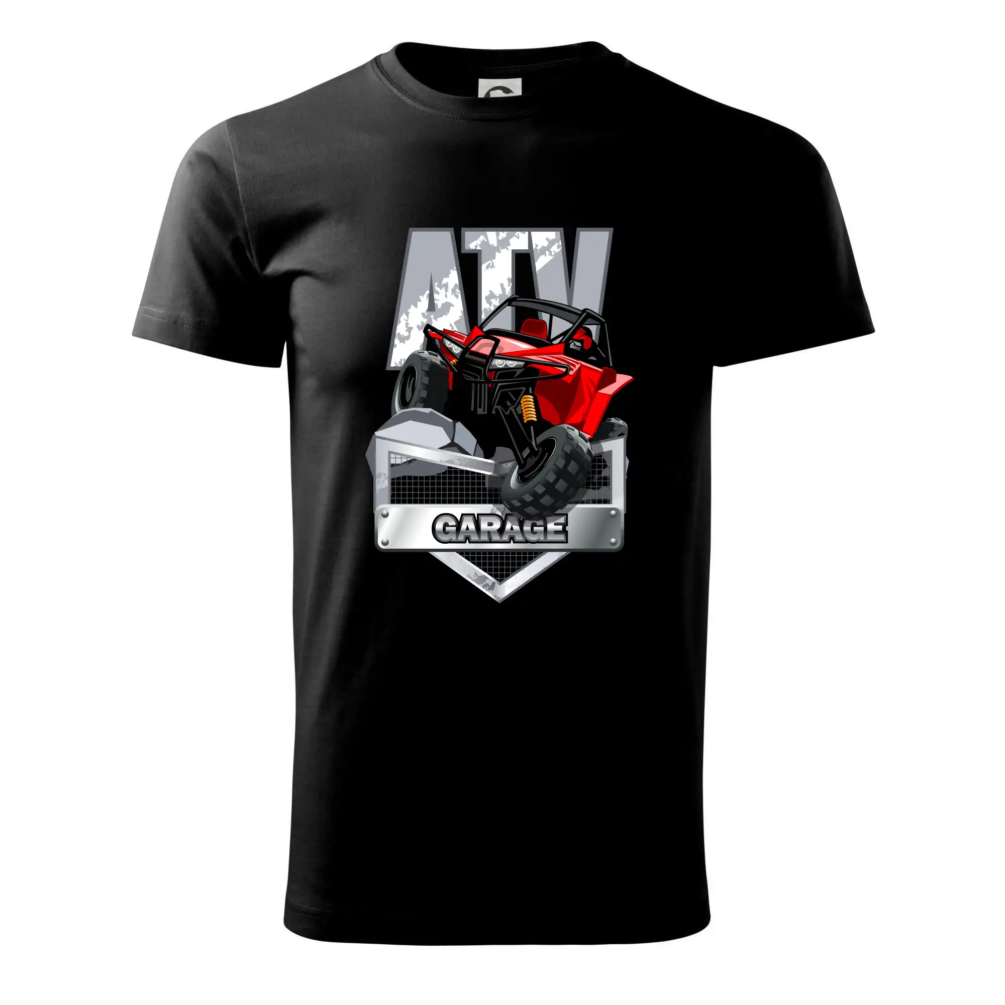 Tričko bugina - ATV garage - Pánske tričko nižšej gramáže