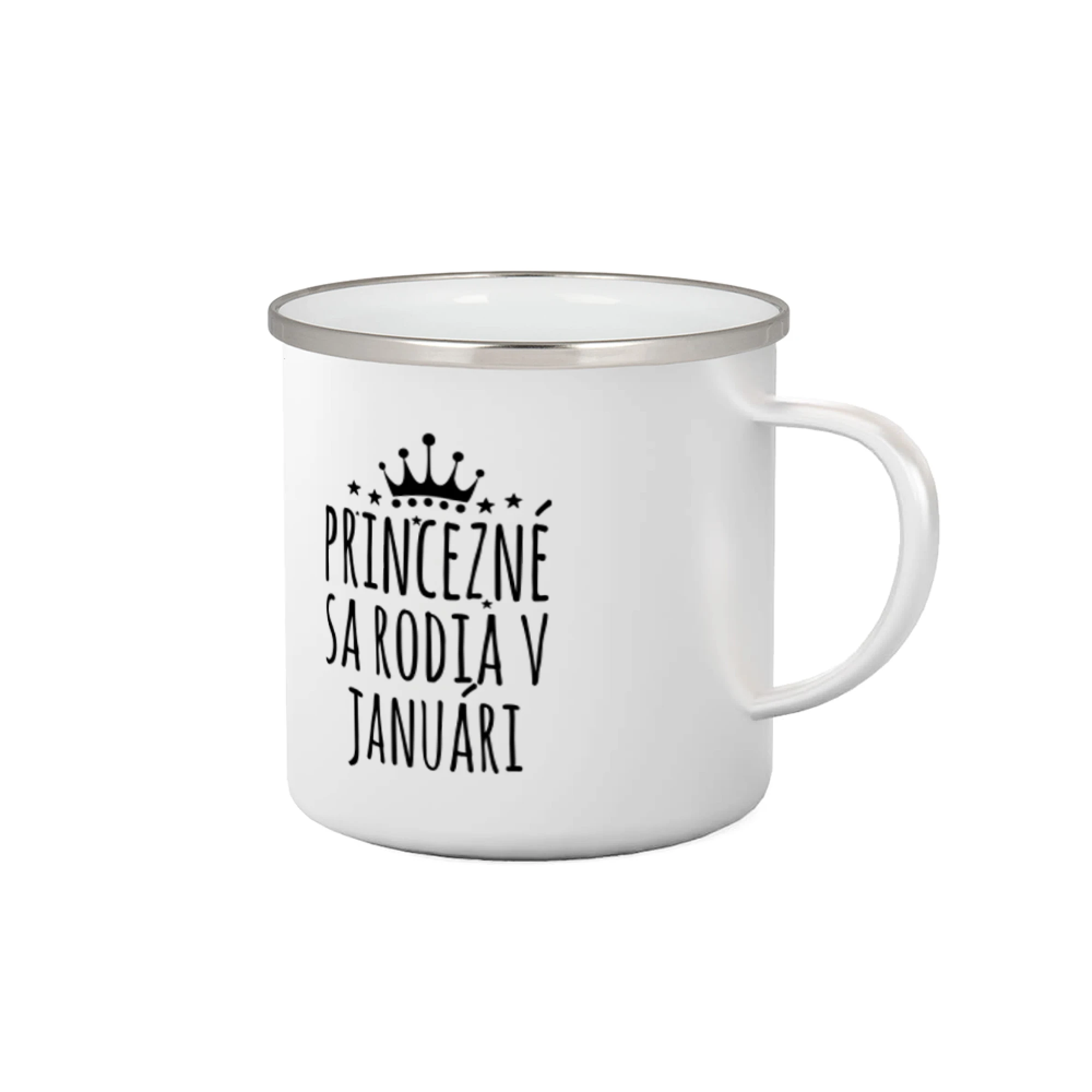 Tričká pre narodených v januári - Princezné sa rodia v januári - Plecháčik