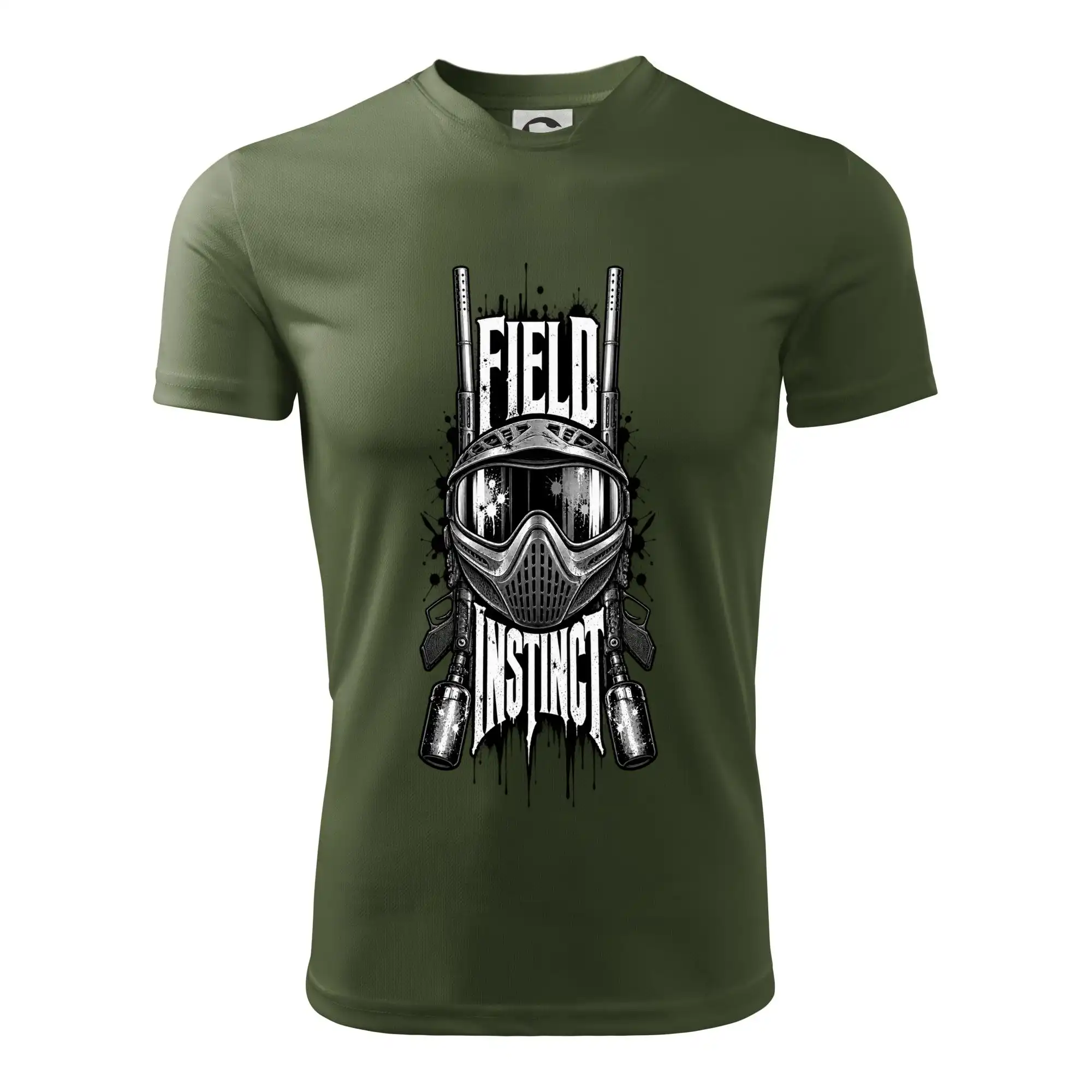 Černobílá maska field instinct paintball