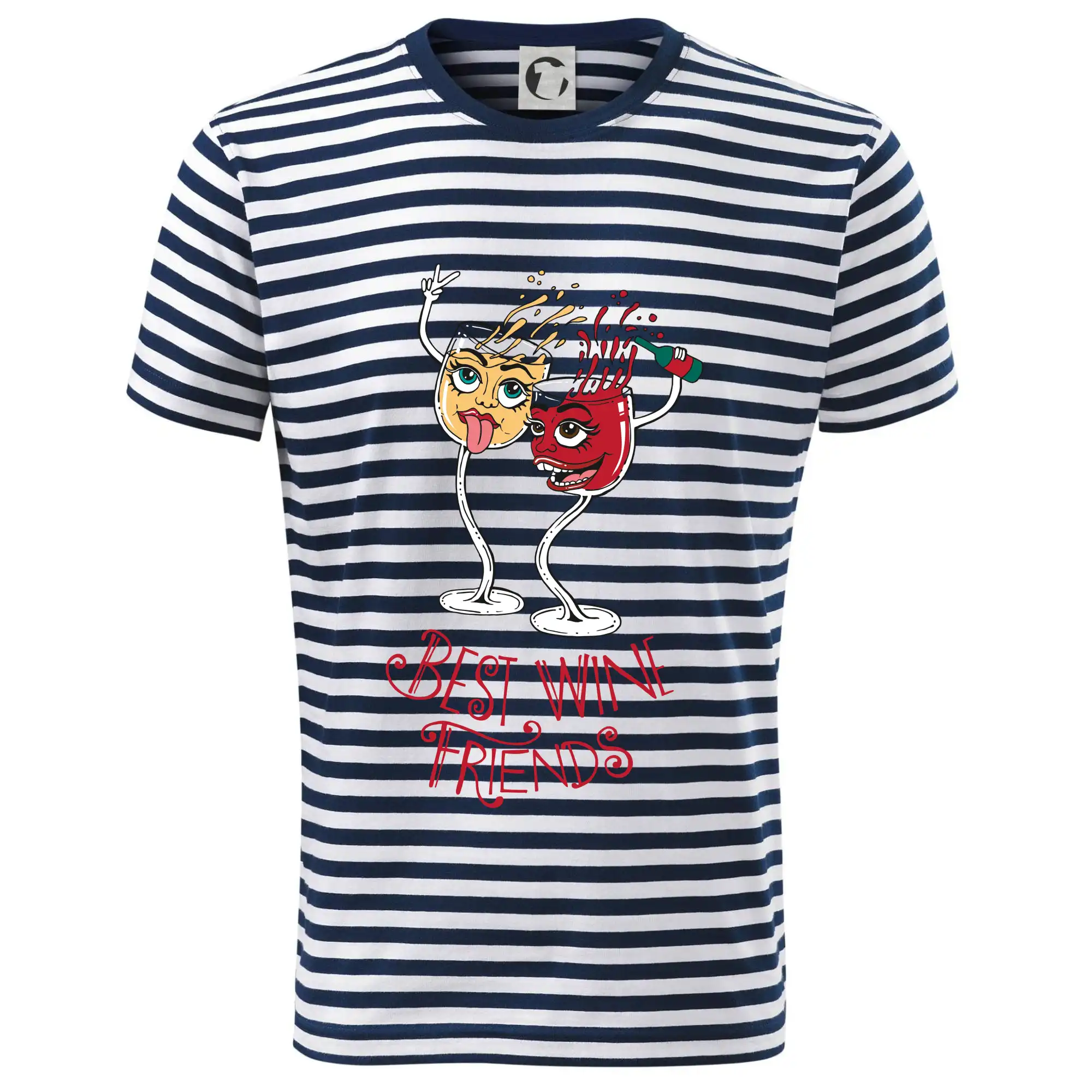 Vtipná tričká s tematikou vína - Best wine friends dancing (Pecka design) - Dětské triko na vodu