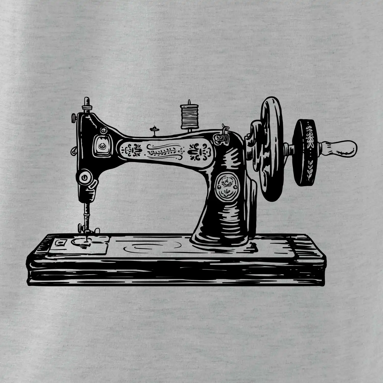 Šicí stroj - starý kreslený