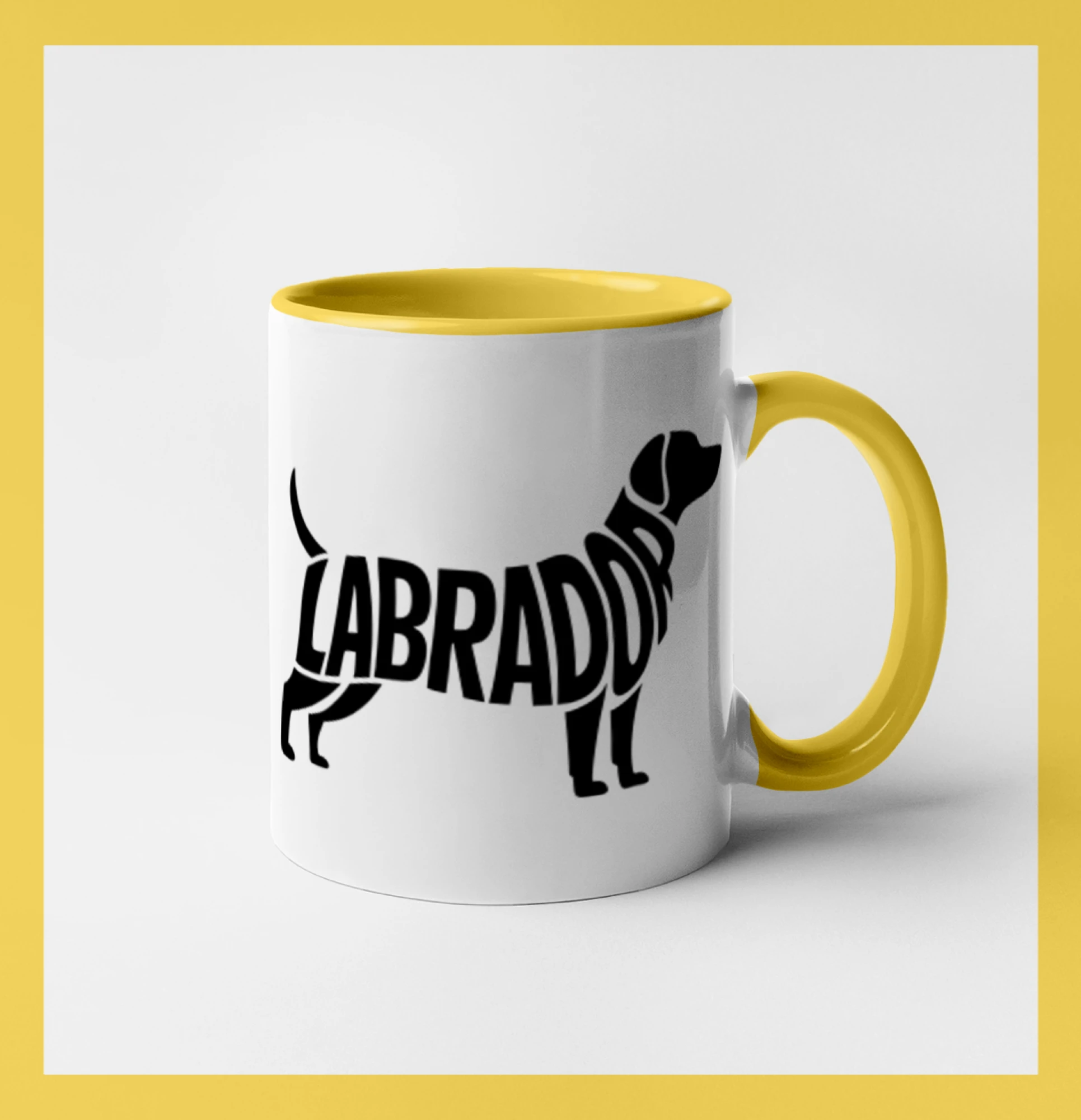 Labrador nápis v těle