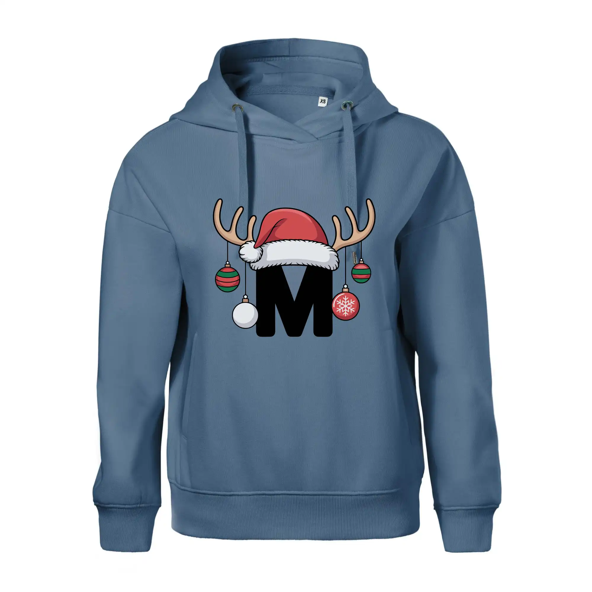 Vanoční rodinná trička - písmeno a čepice