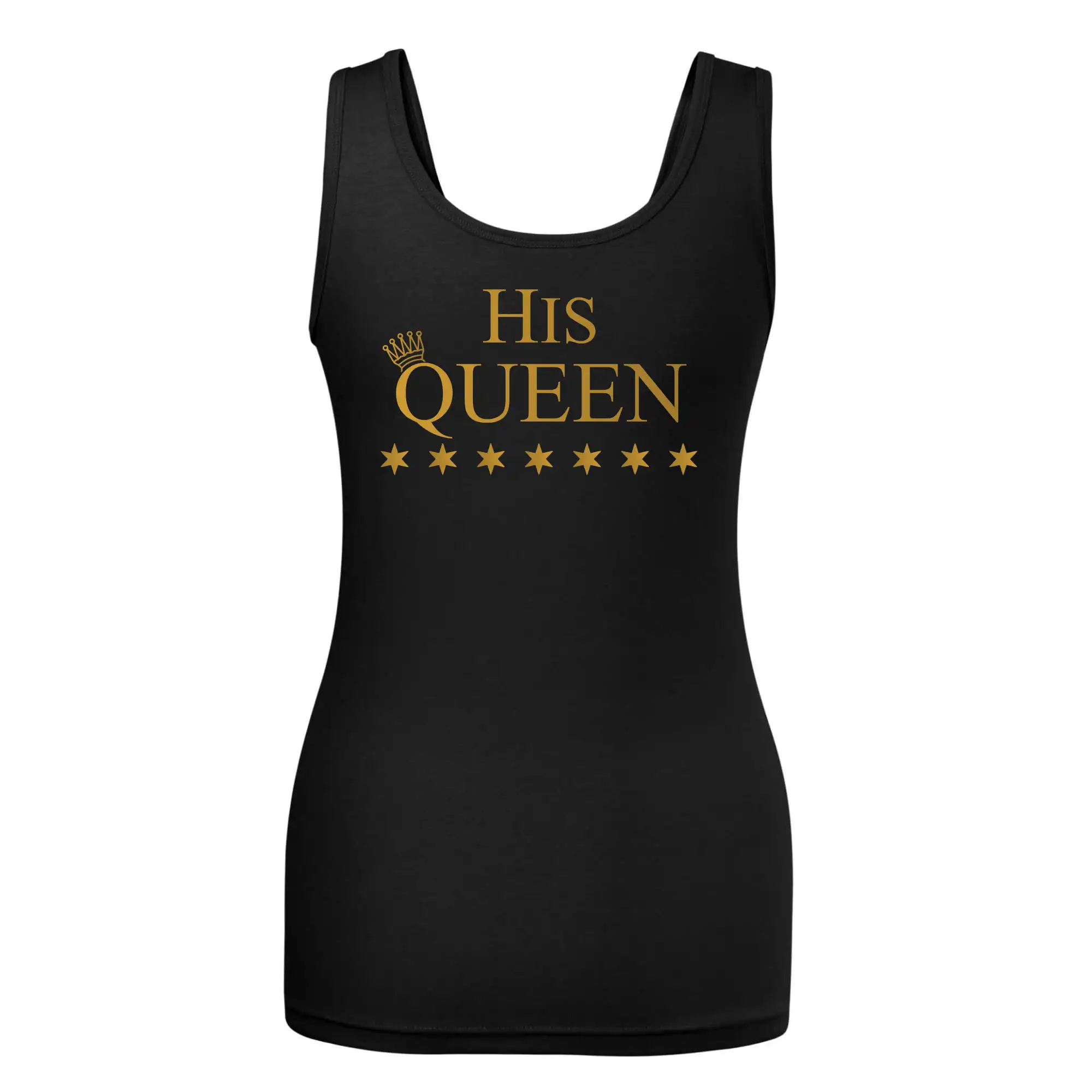 Tričká pre zamilovaných - The King - His Queen - párové triko - Dámske tielko