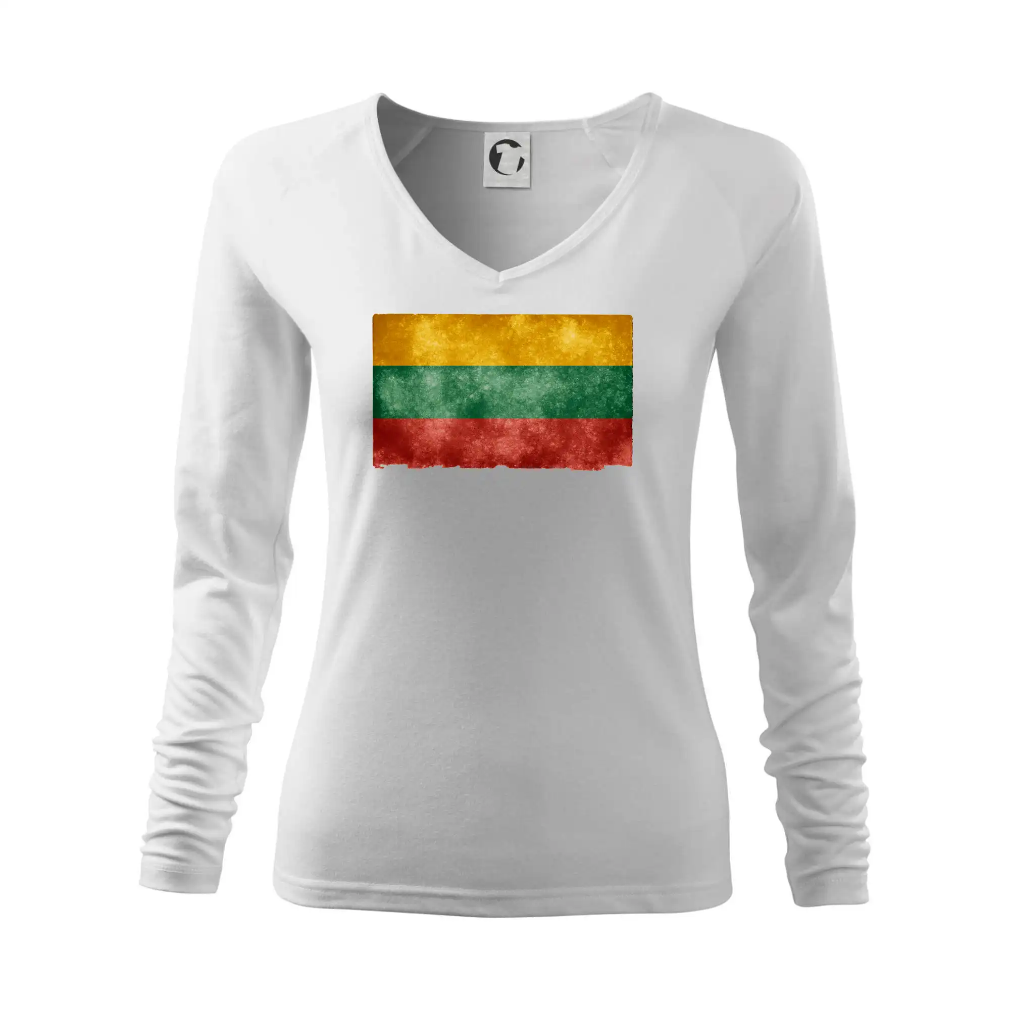 Motívy štátnych vlajok - Litva vlajka stará - Tričko dámske Elegance