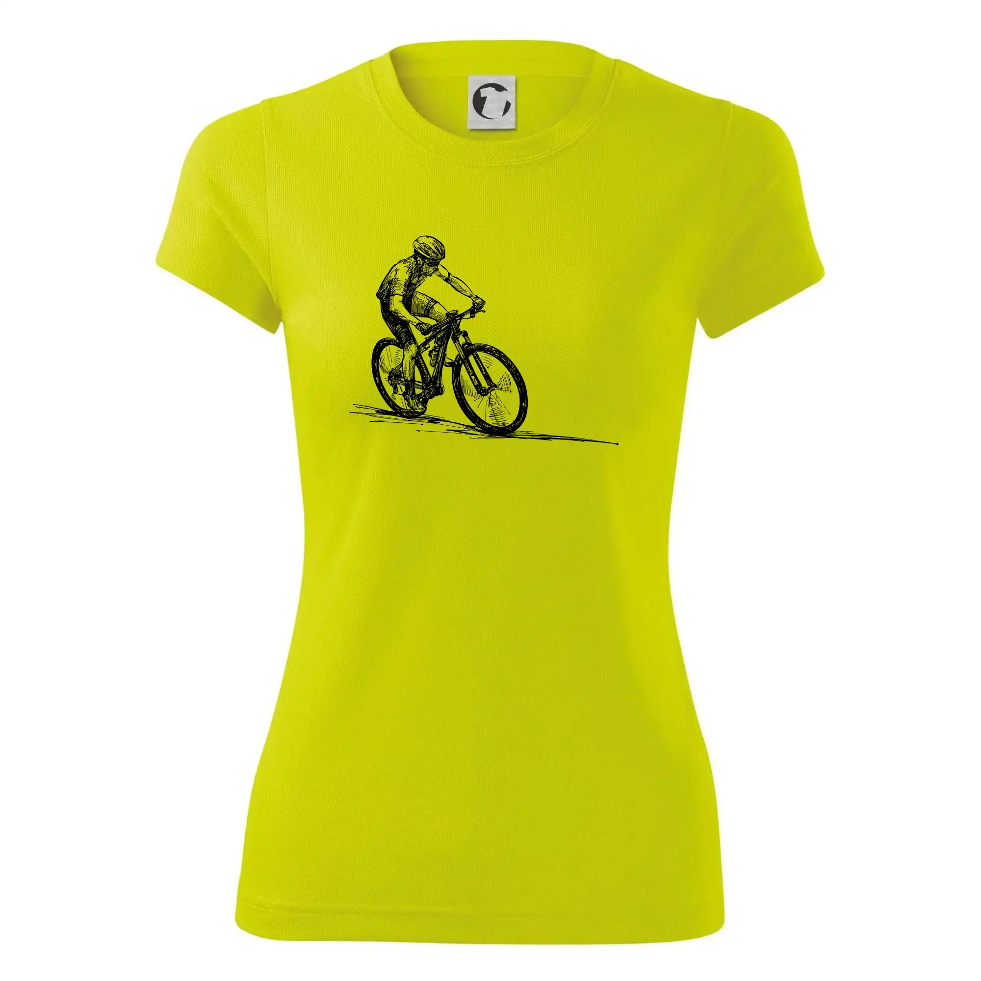 MTB kreslený cyklista