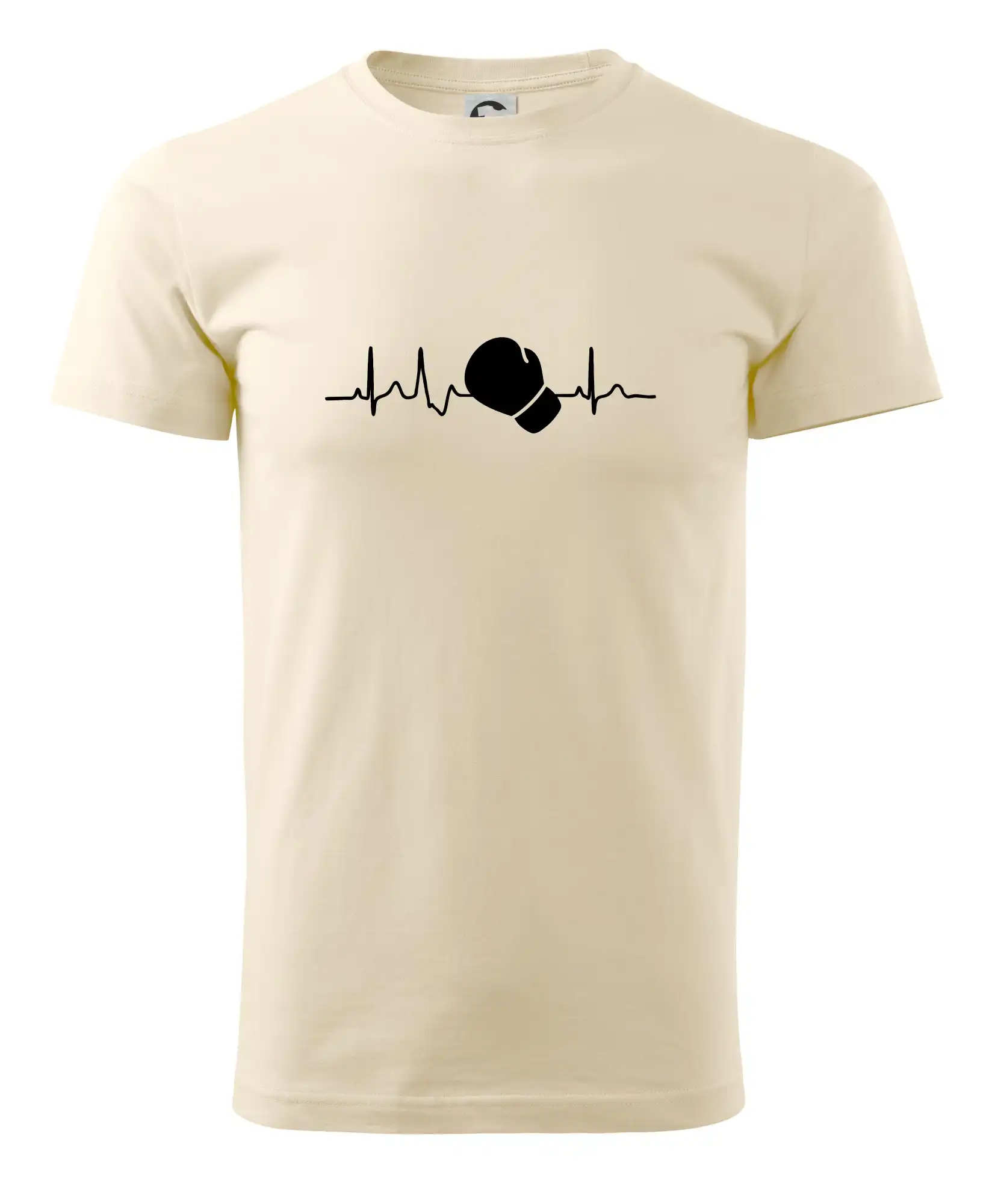 Tričká na box - EKG box rukavice - Pánske tričko nižšej gramáže
