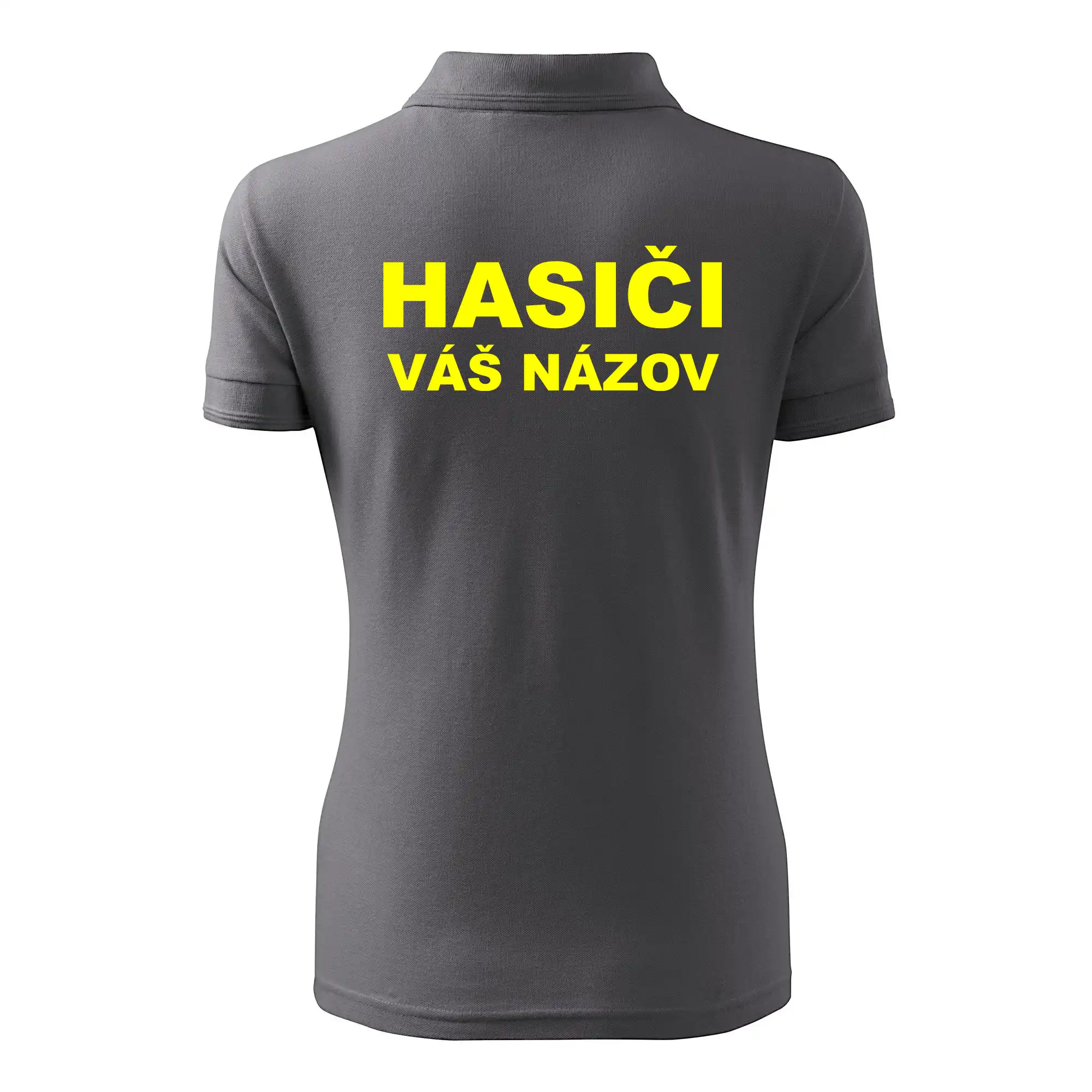Hasiči - žltý nápis - váš názov zboru