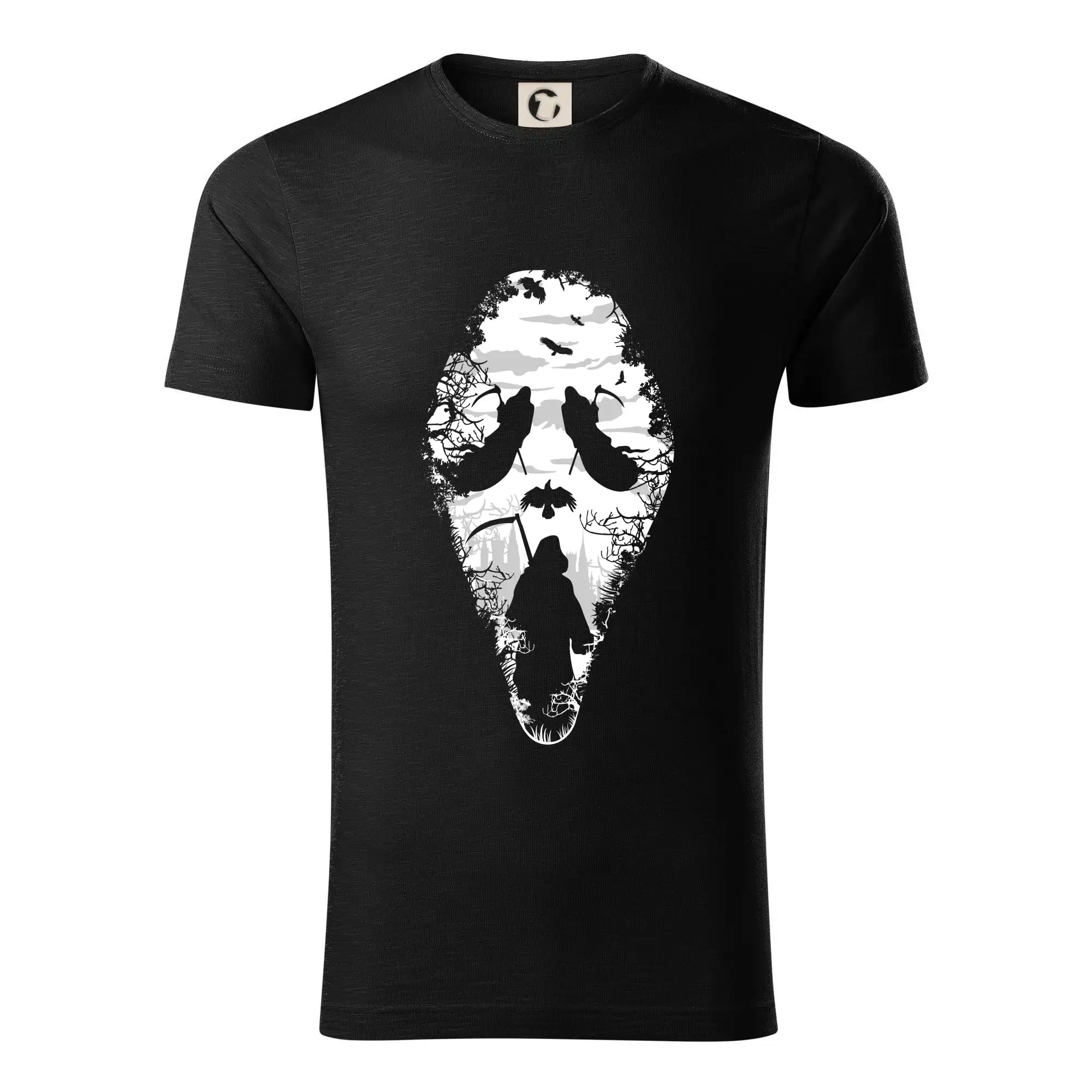 Grafické tričká - Reaper Scream mask - Tričko z organickej bavlny