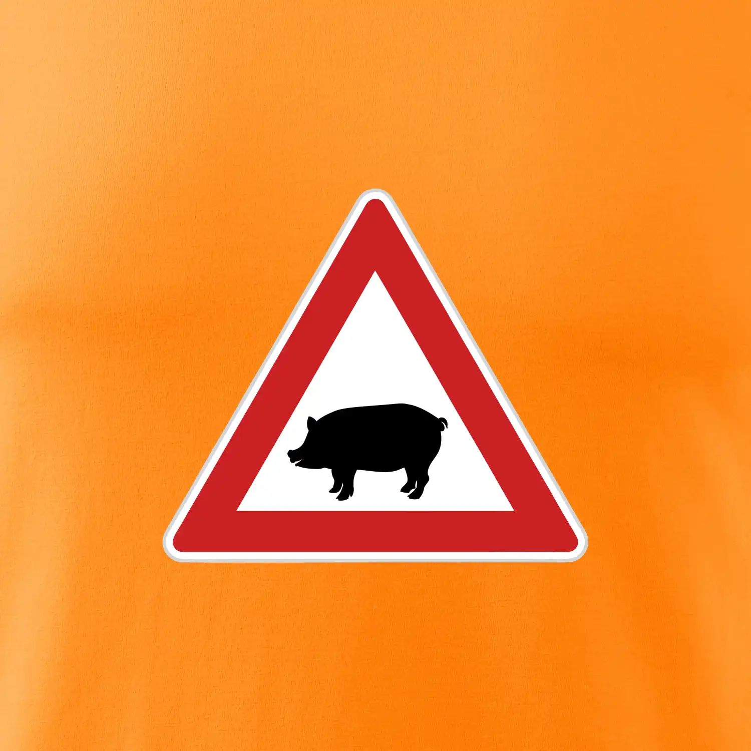Dopravní značka - Pozor prase domácí