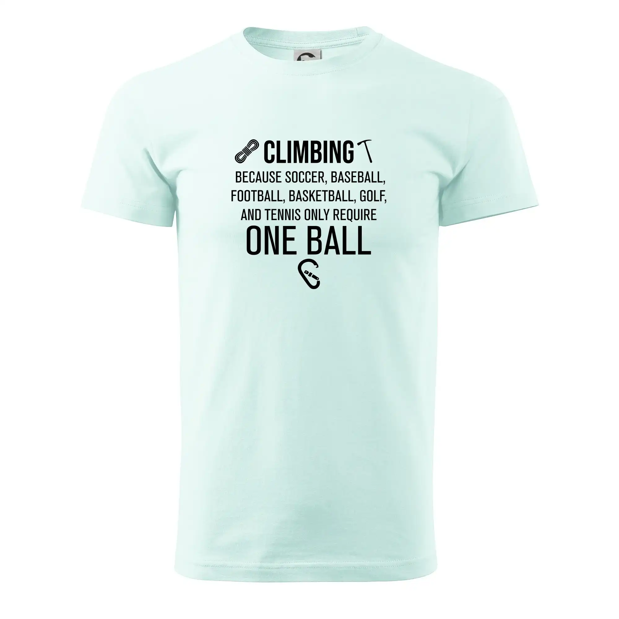 Climbing beacause one ball