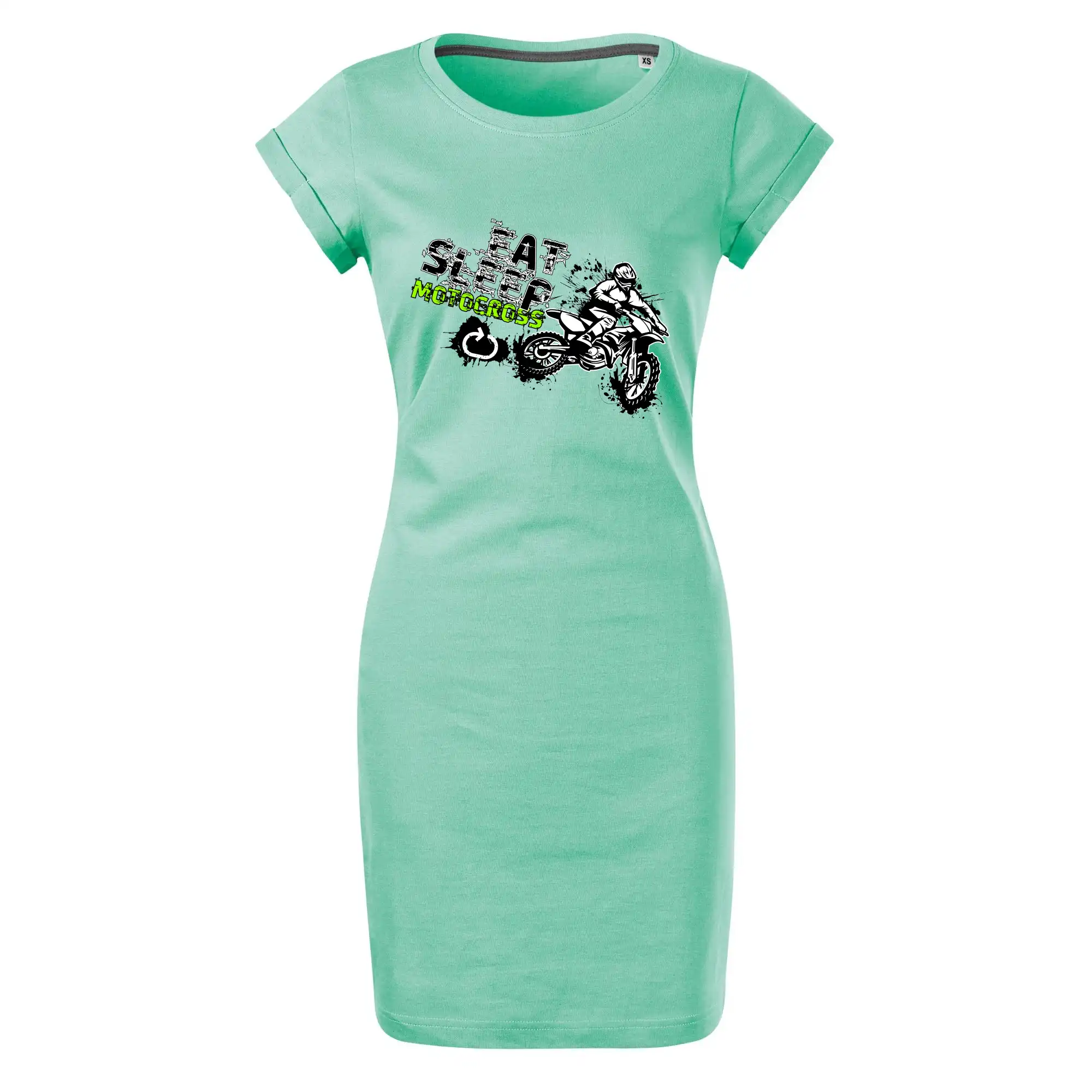 Motocross tričká - Eat Sleep Motocross - Tričko Šaty FREEDOM