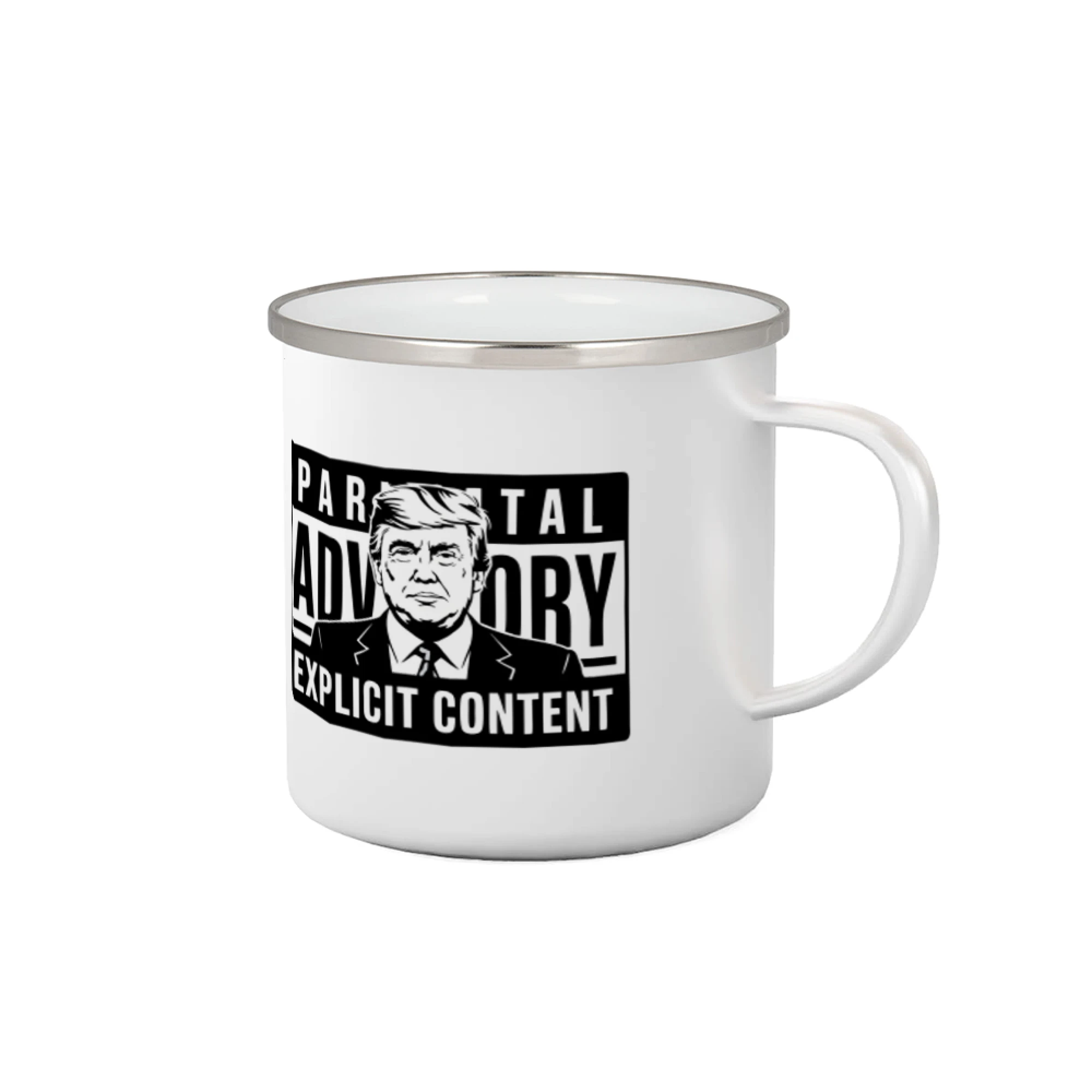 Politické tričká - Parental advisory Trump - Plecháčik