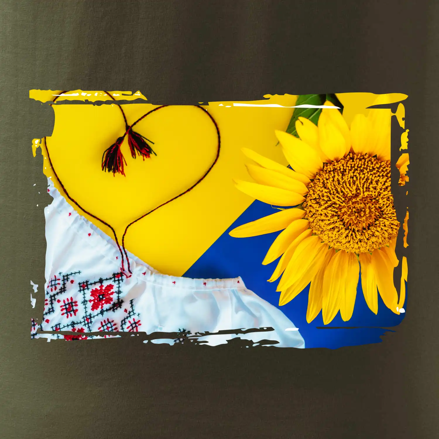 Ukrajina slunečnice a kroj