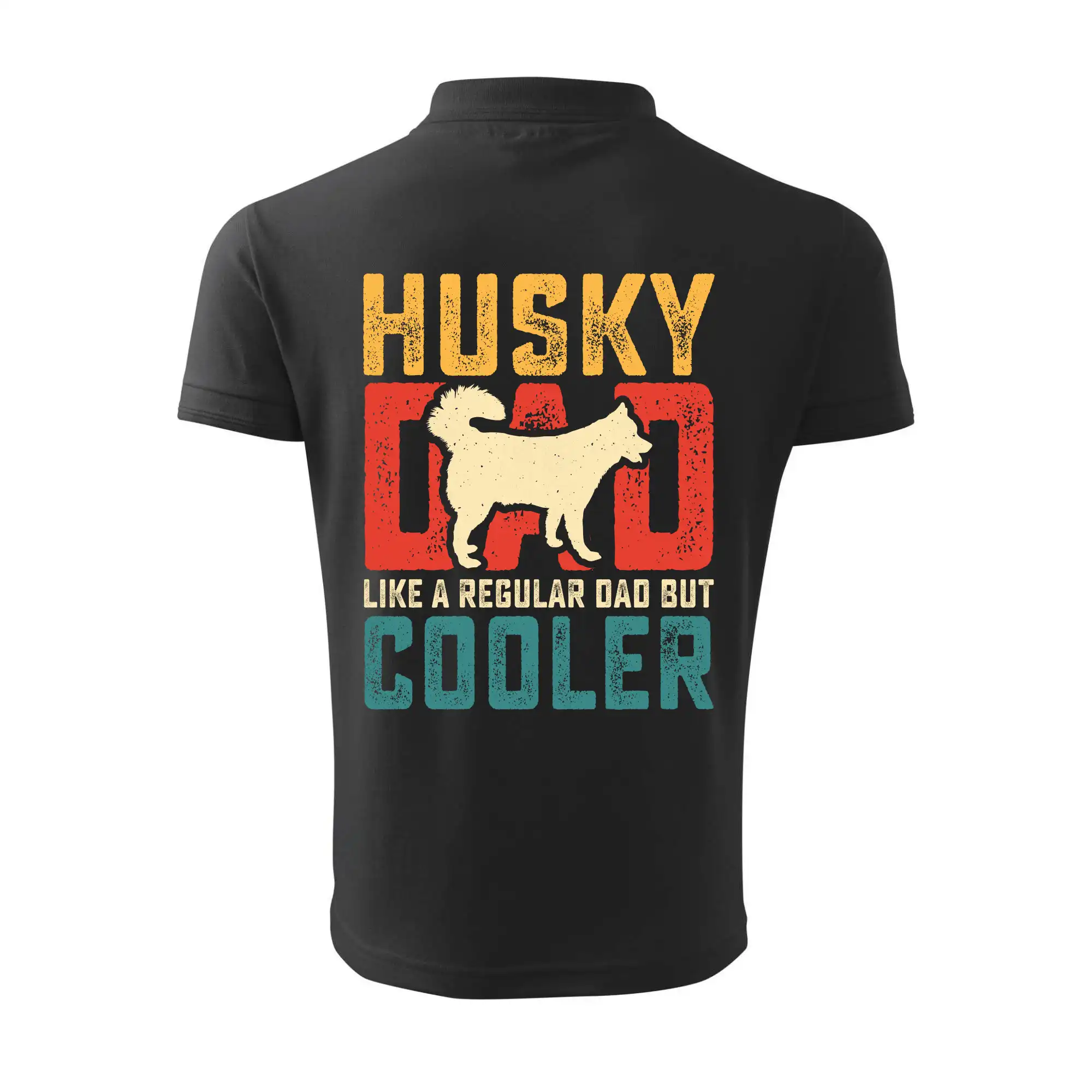 Husky dad like a regular dad but cooler
