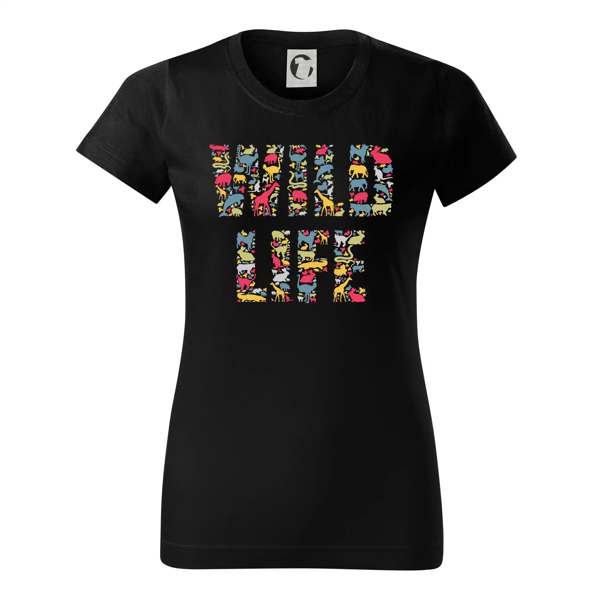 Wild Life nápis ze zvířat