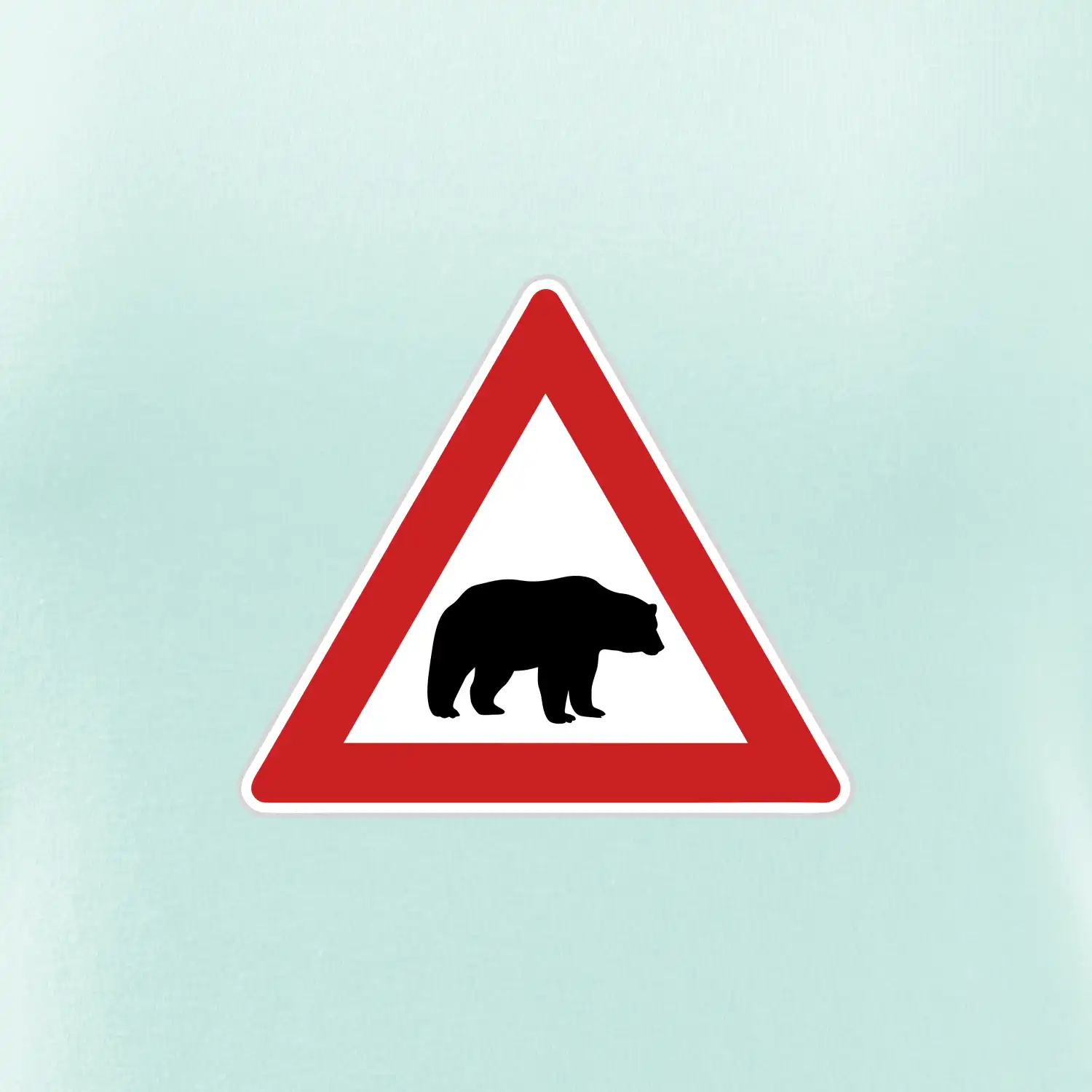 Dopravní značka - Pozor lední medvěd