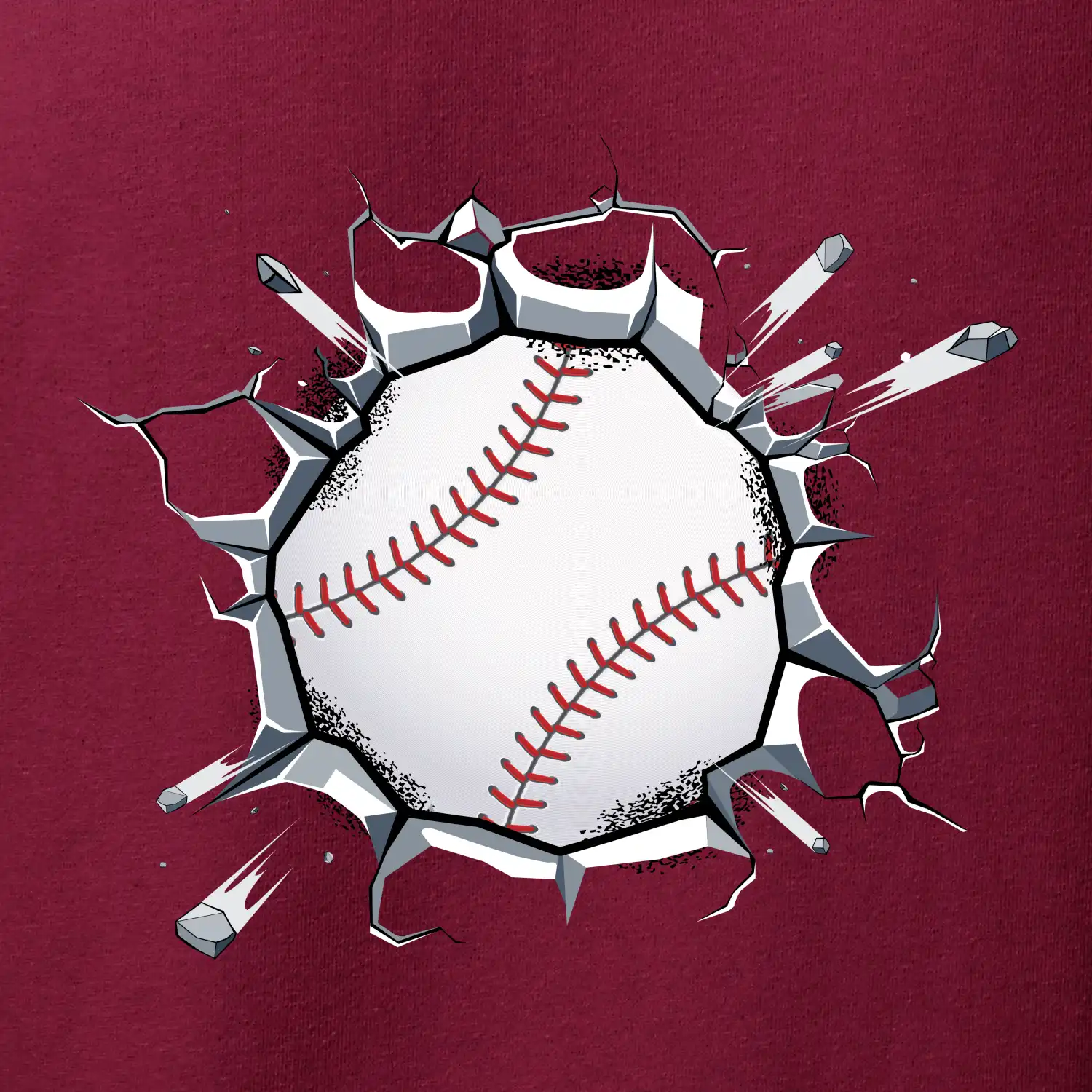 Baseball míč v triku