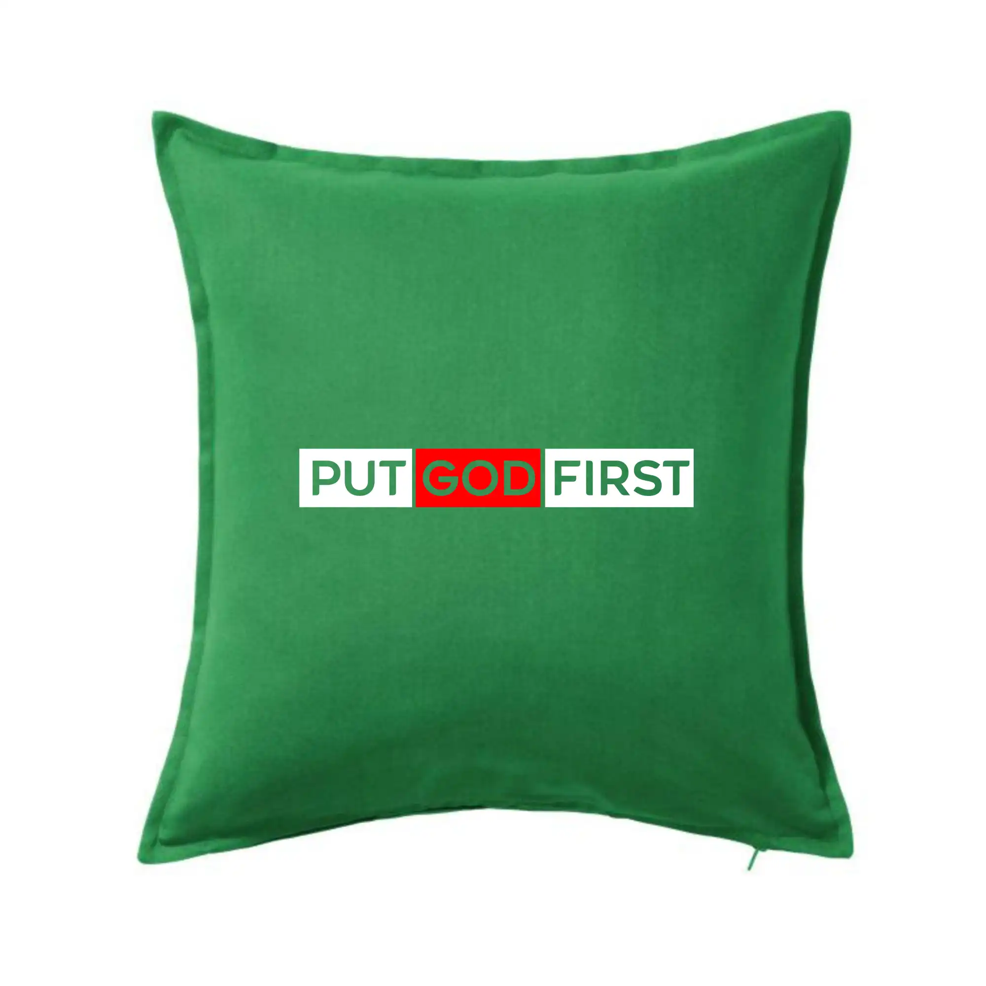 Put God first obdĺžnik - Vankúš 50x50