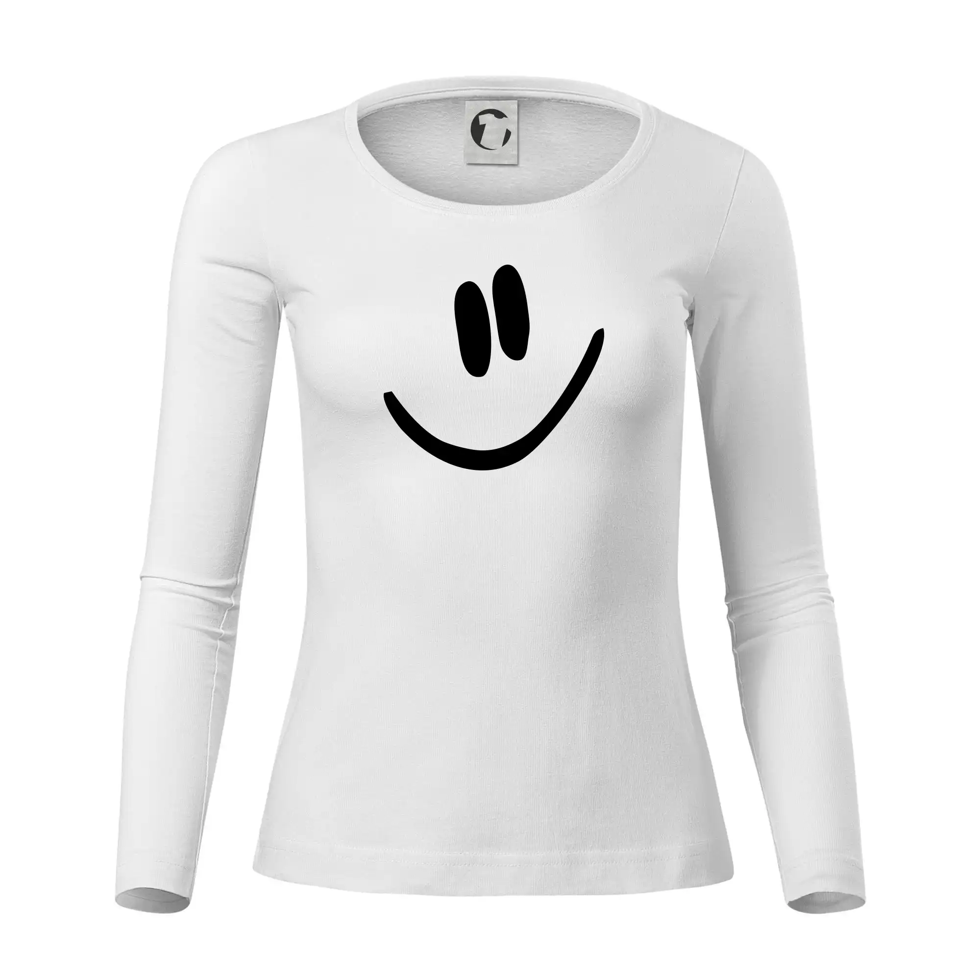 Emoji bez obrysu - usměv