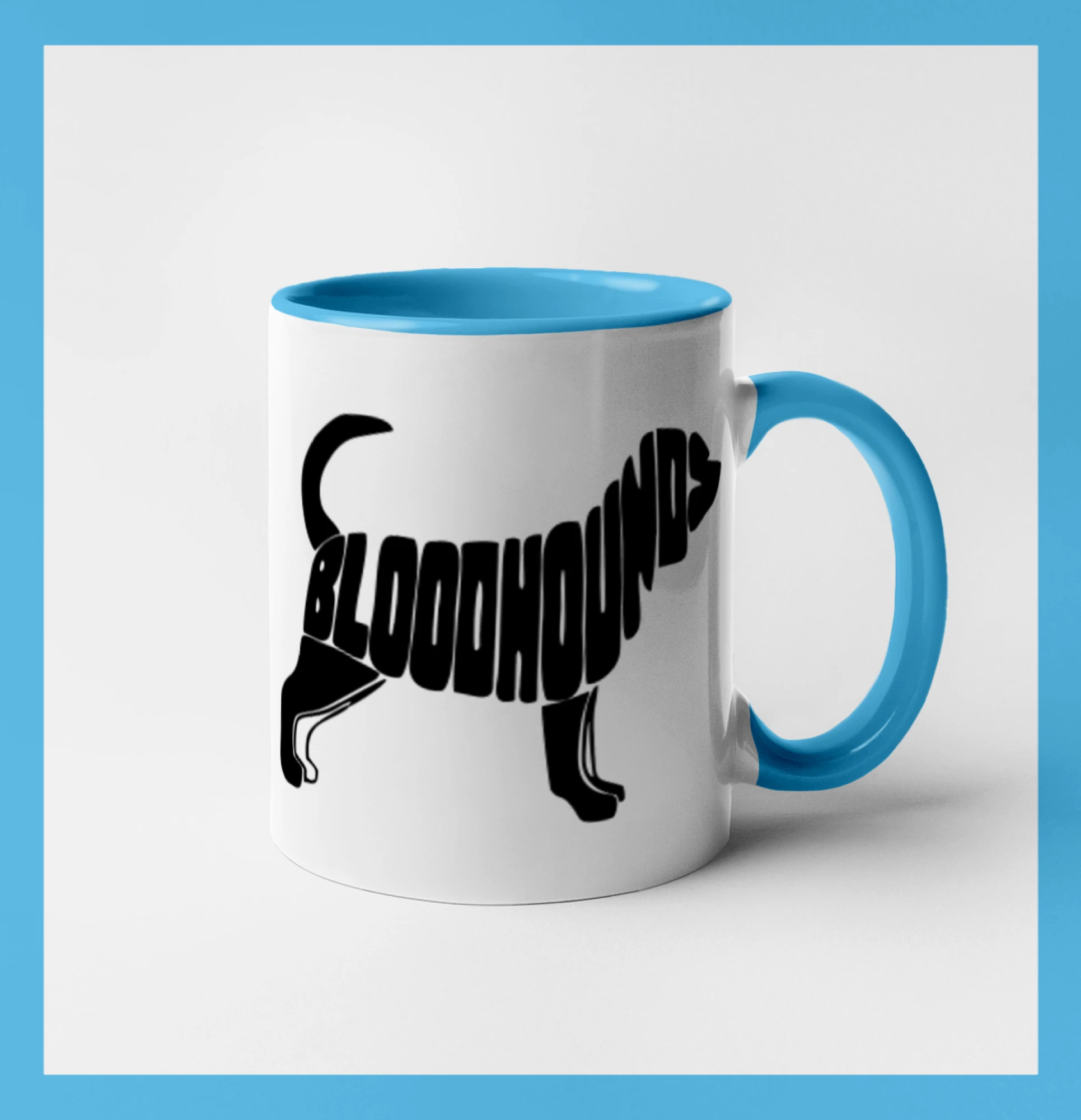 Bloodhound nápis v těle