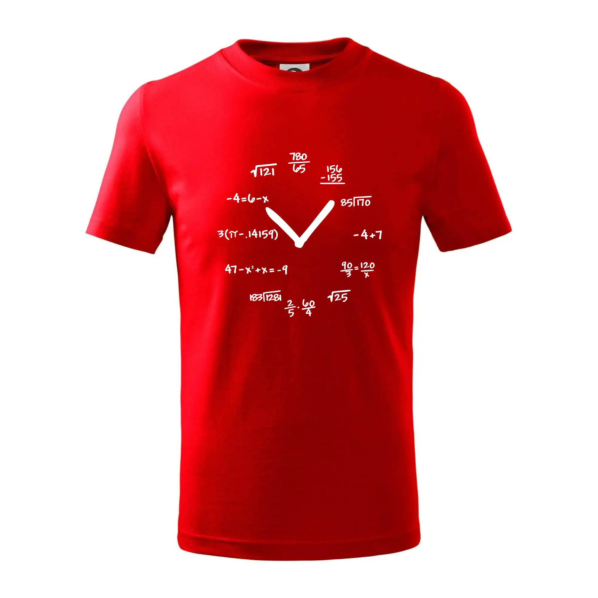 Vtipné tričká pre matematiky - Matematické hodiny - Tričko detské bavlnené