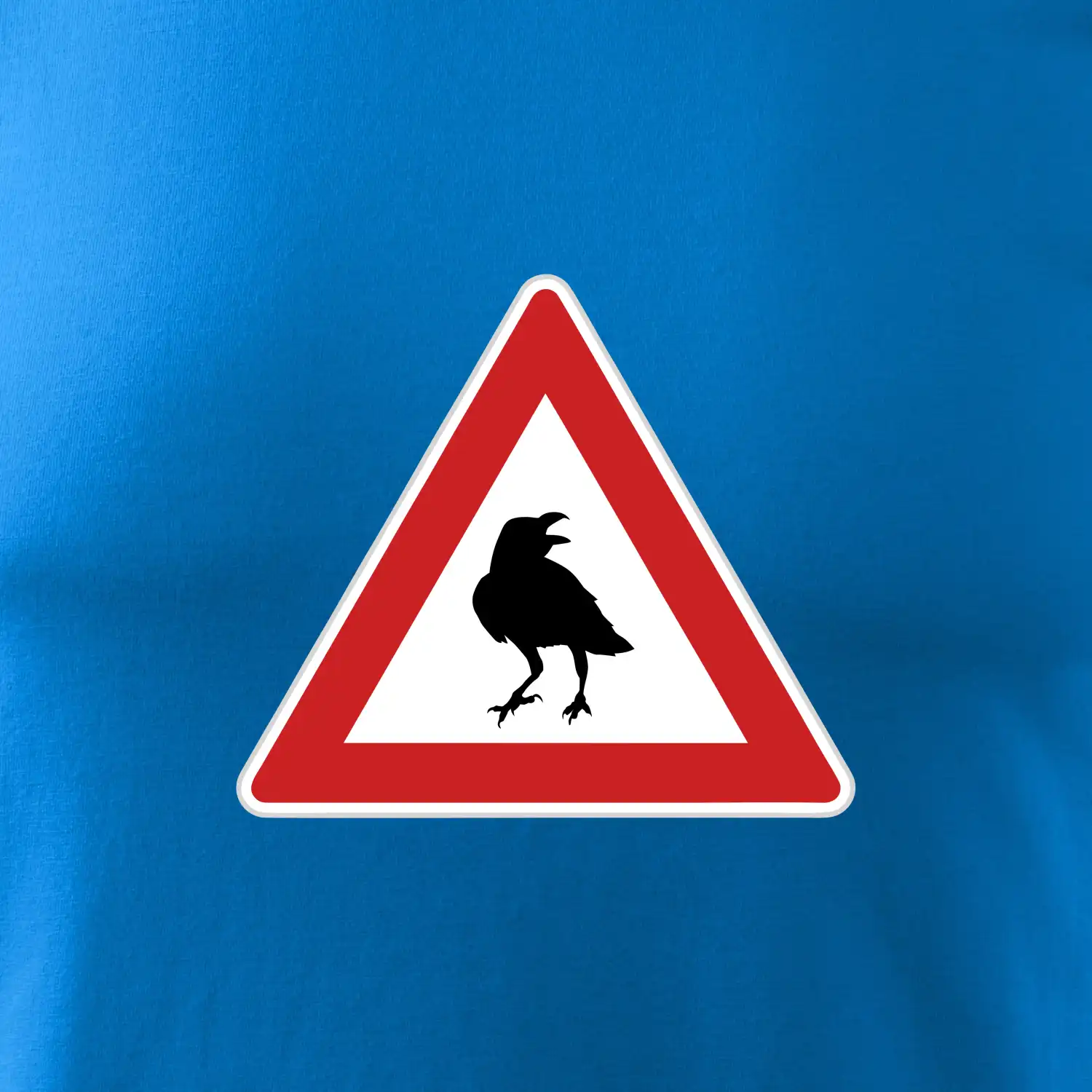 Dopravní značka - Pozor havran