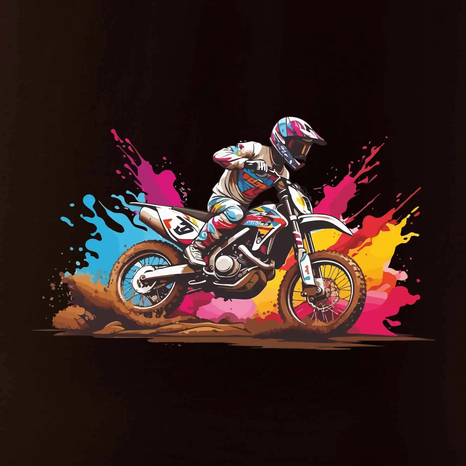 Cross motorka splash