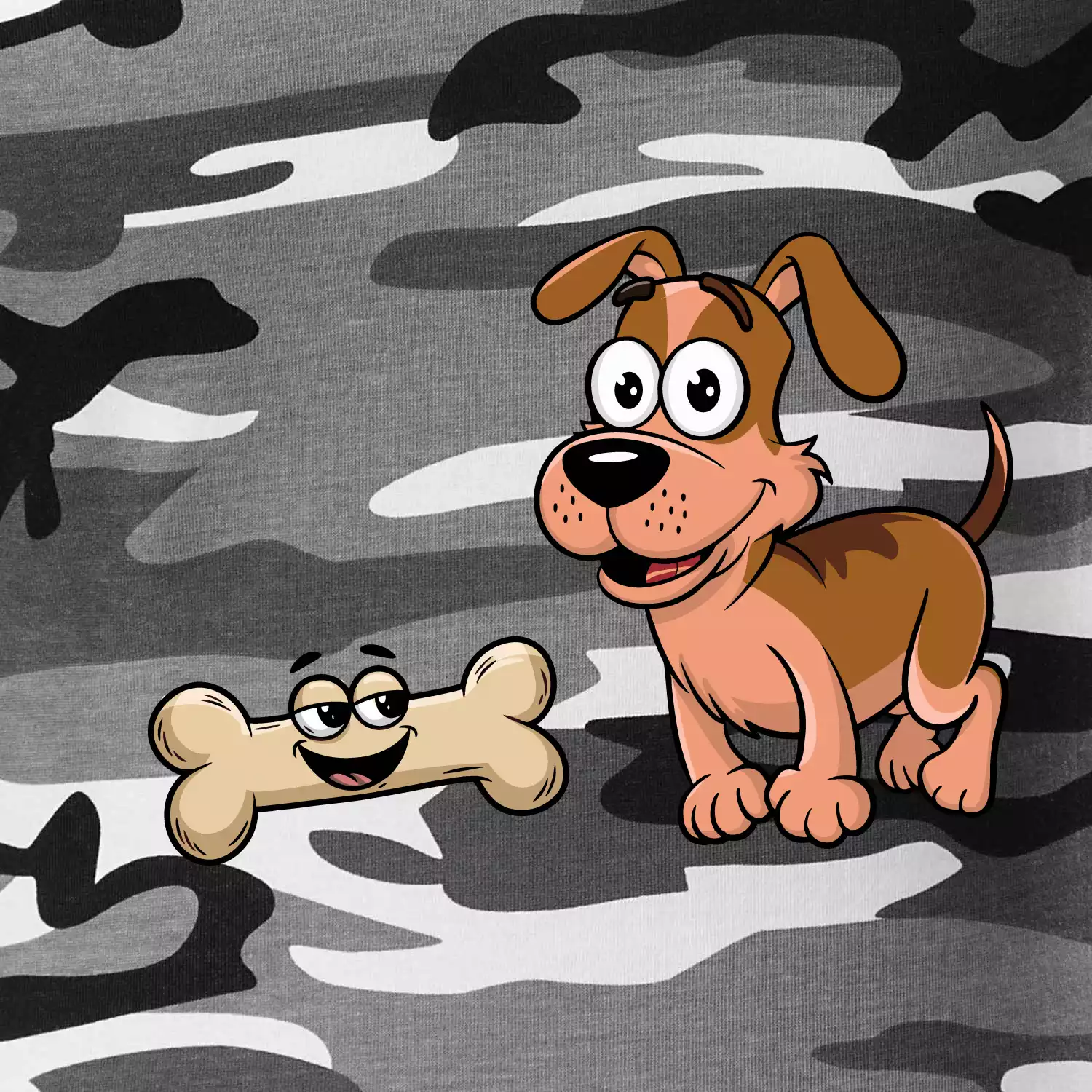 Parové triko - Pes a kost