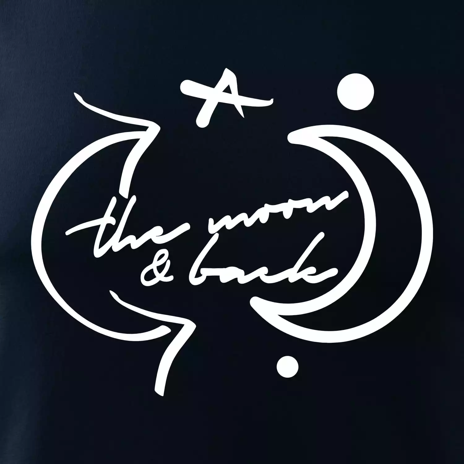 The moon and back