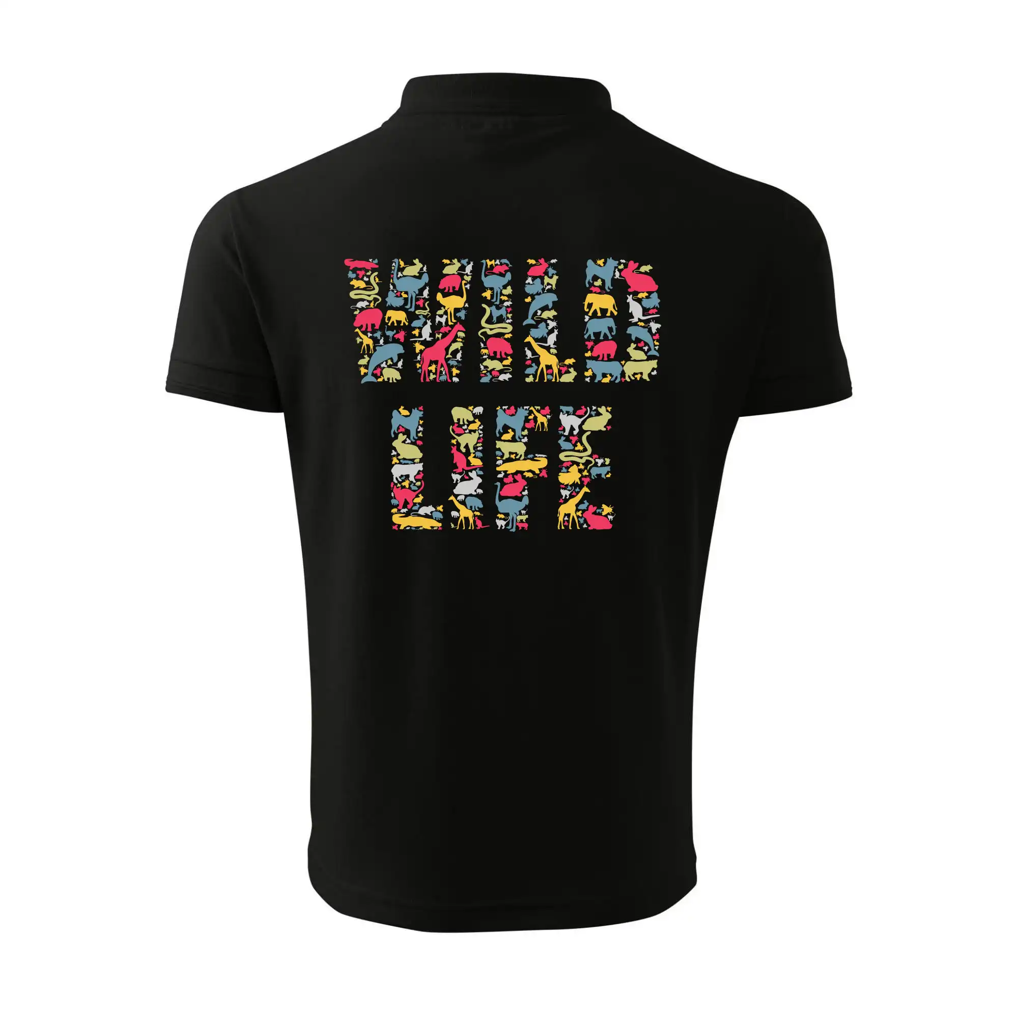 Wild Life nápis ze zvířat