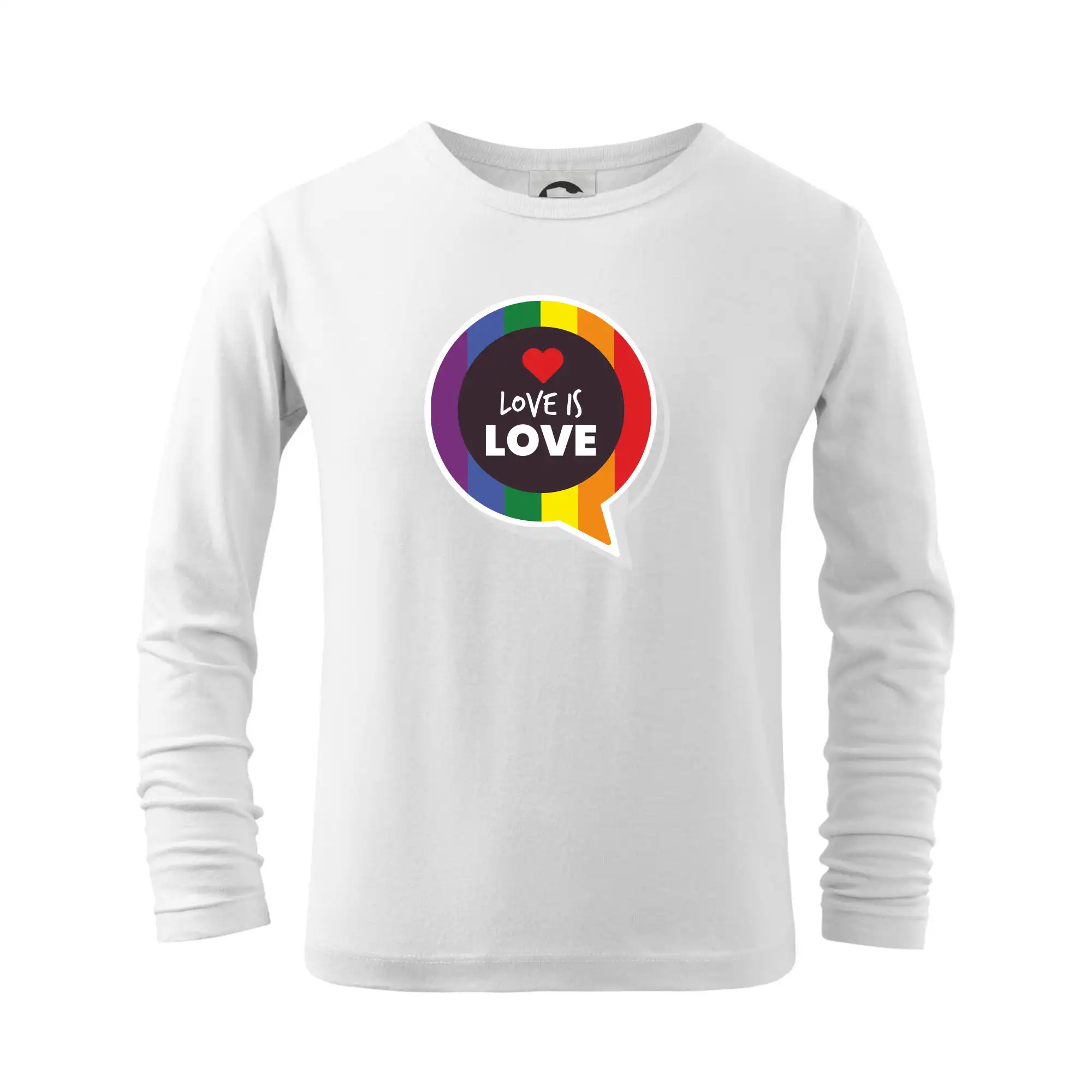 Tričká pre LGBT a Queer komunitu - Love is love bublina - Tričko detské Long Sleeve