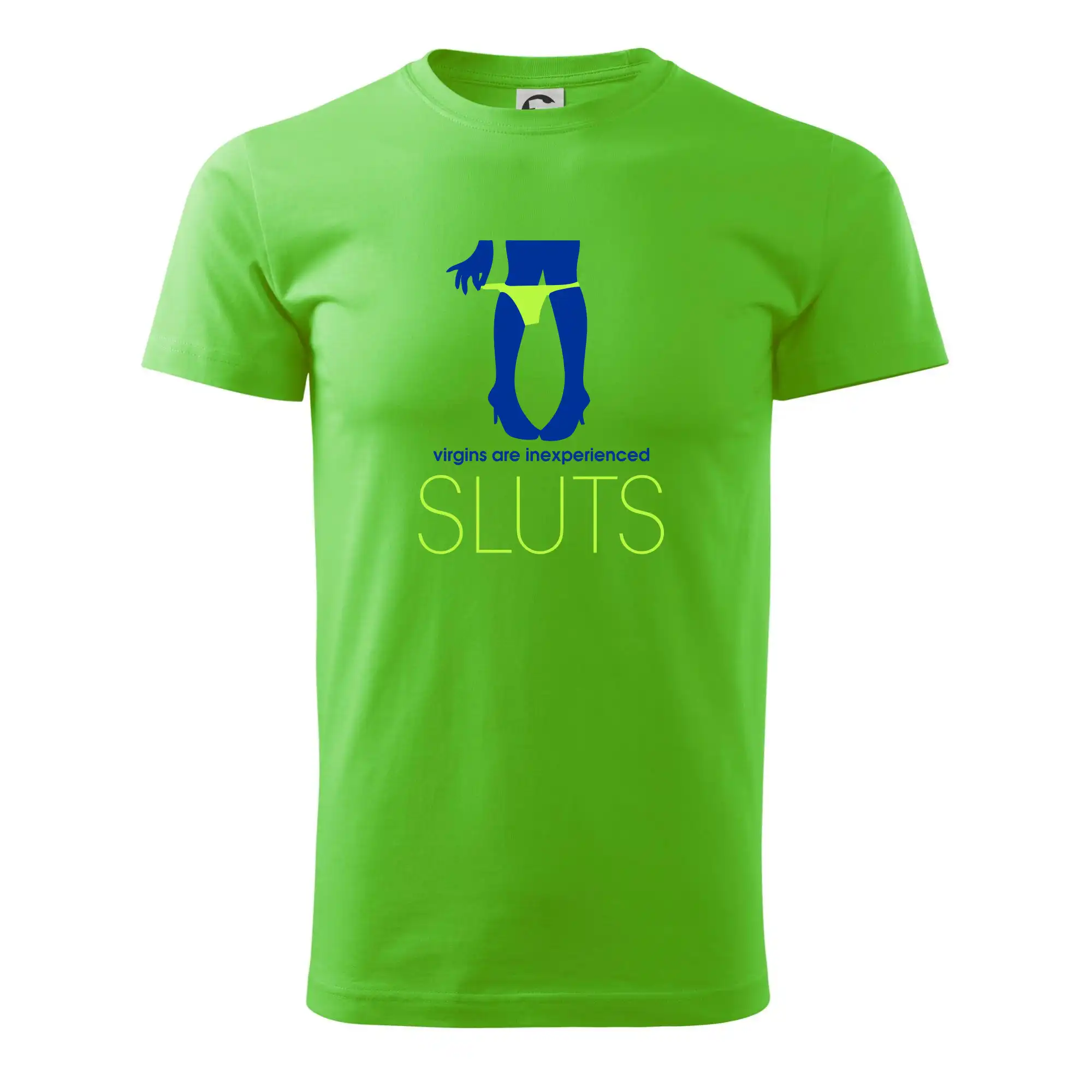 Sexy tričká - Sluts  virgins are inexperienced - Pánske tričko nižšej gramáže