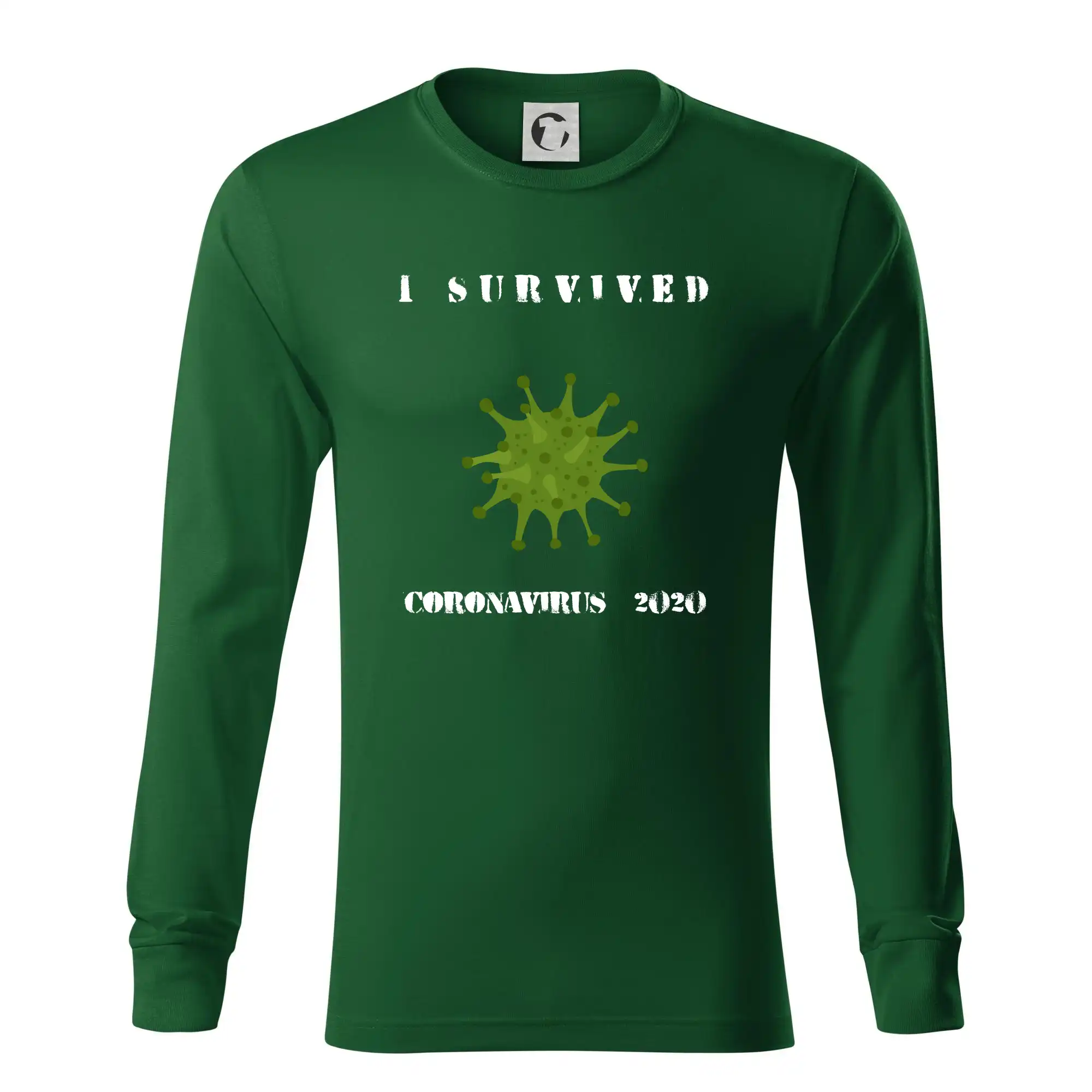 I Survived coronavirus 2020 - Tričko s dlhým rukávom LS R05