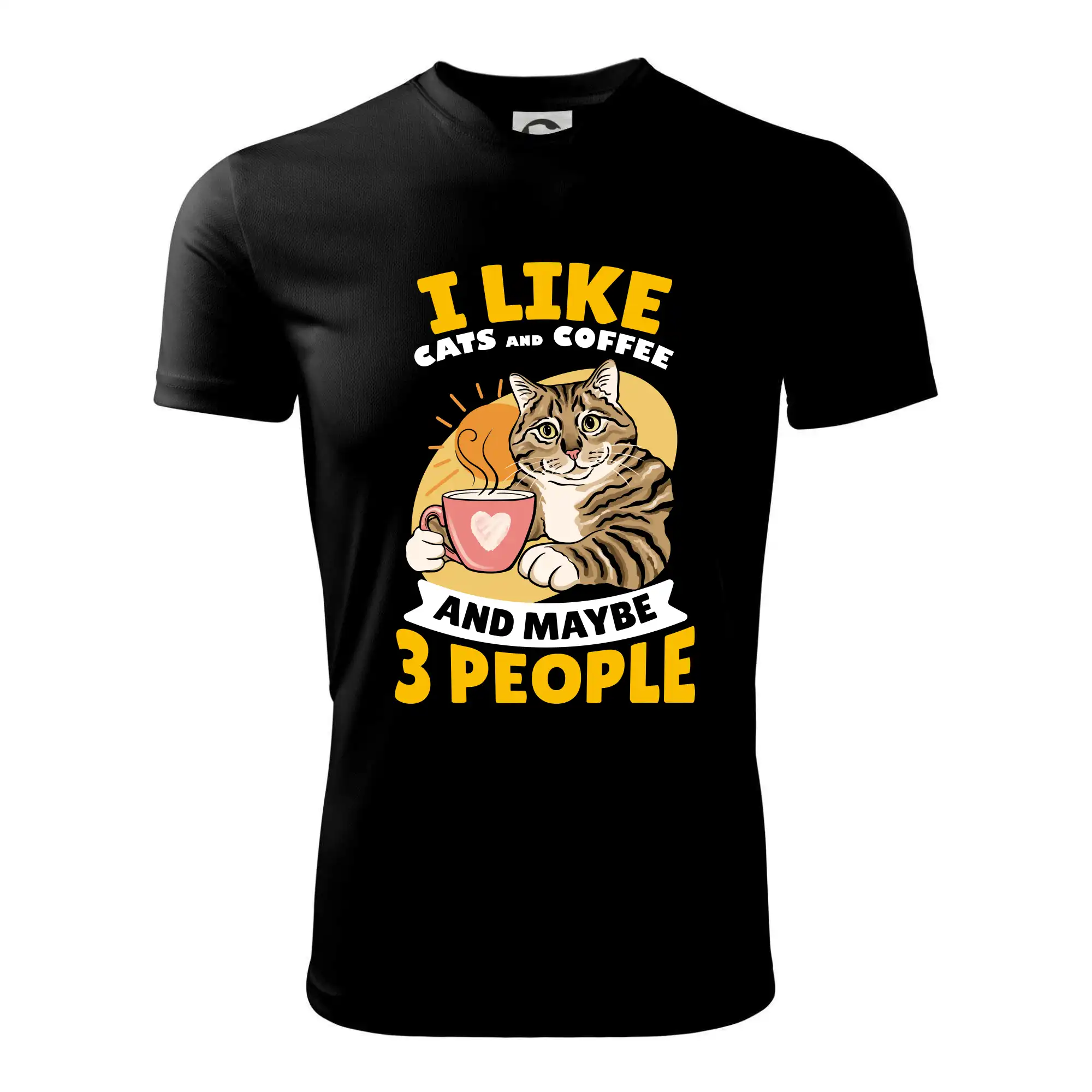 I like cats and coffee and maybe 3 people