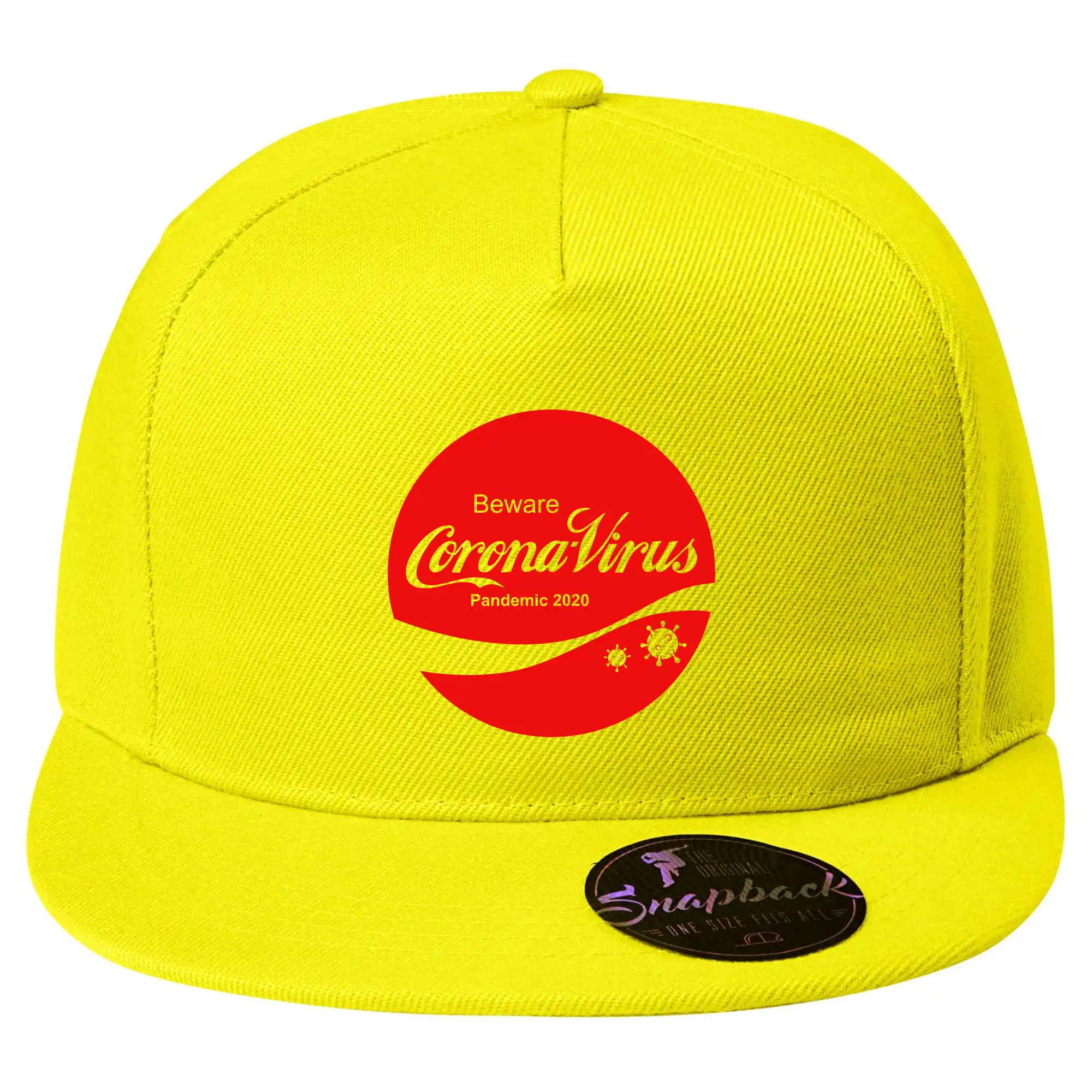 Corona virus pandemic logo