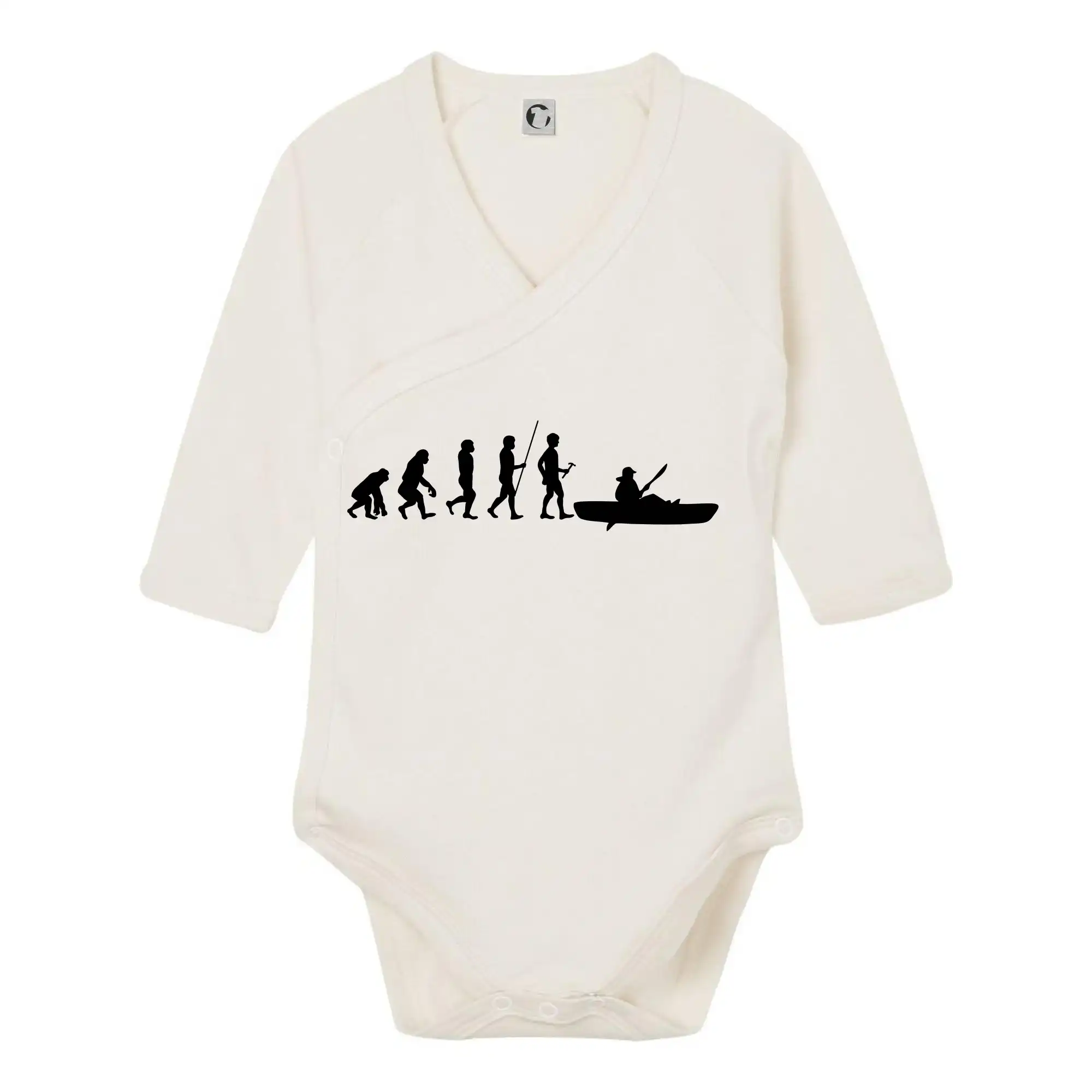 Vodácke tričká - Evoluce kanoe krátká - Body zavinovacie s dlhým rukávom