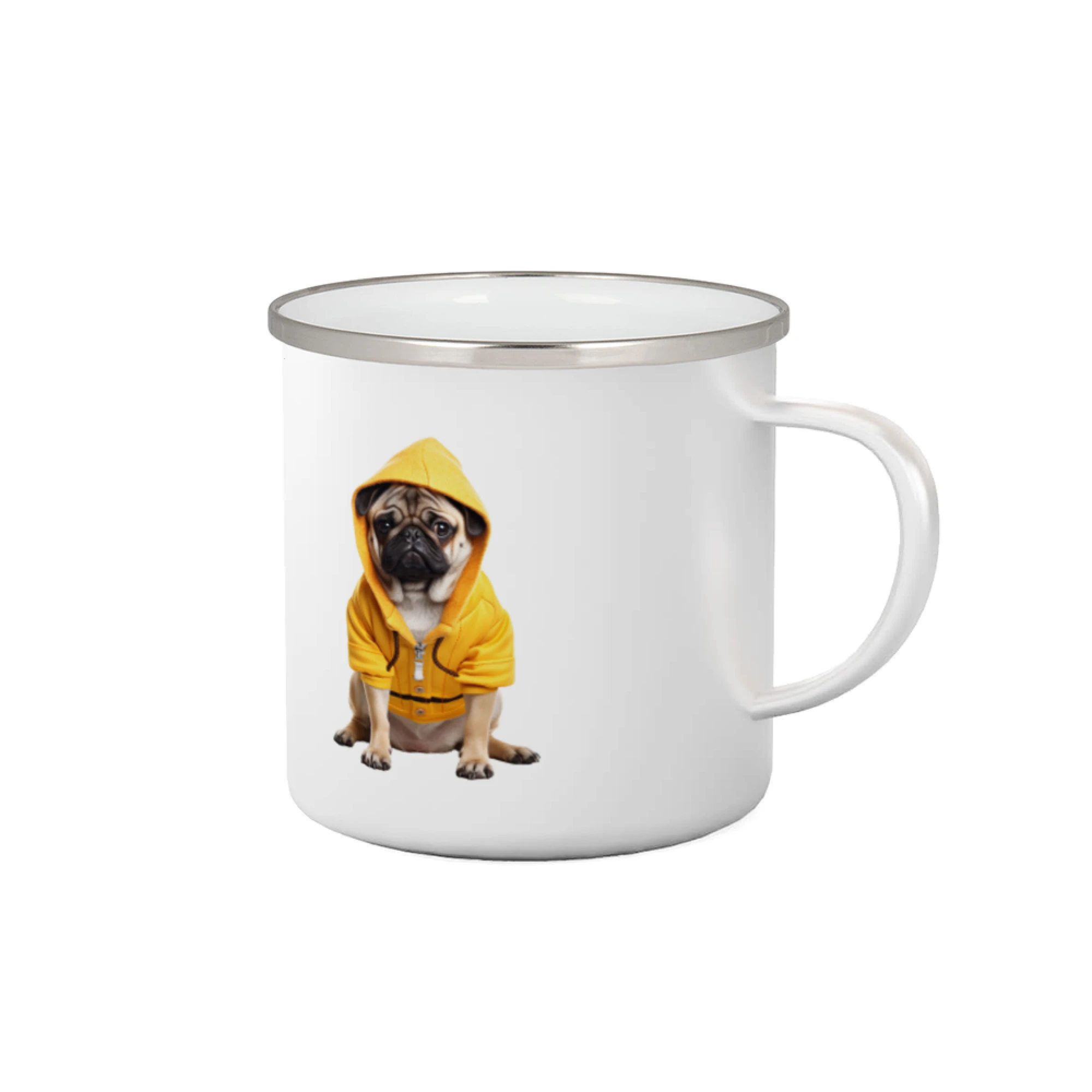 Mops na tričku - Mops v mikine - Plecháčik