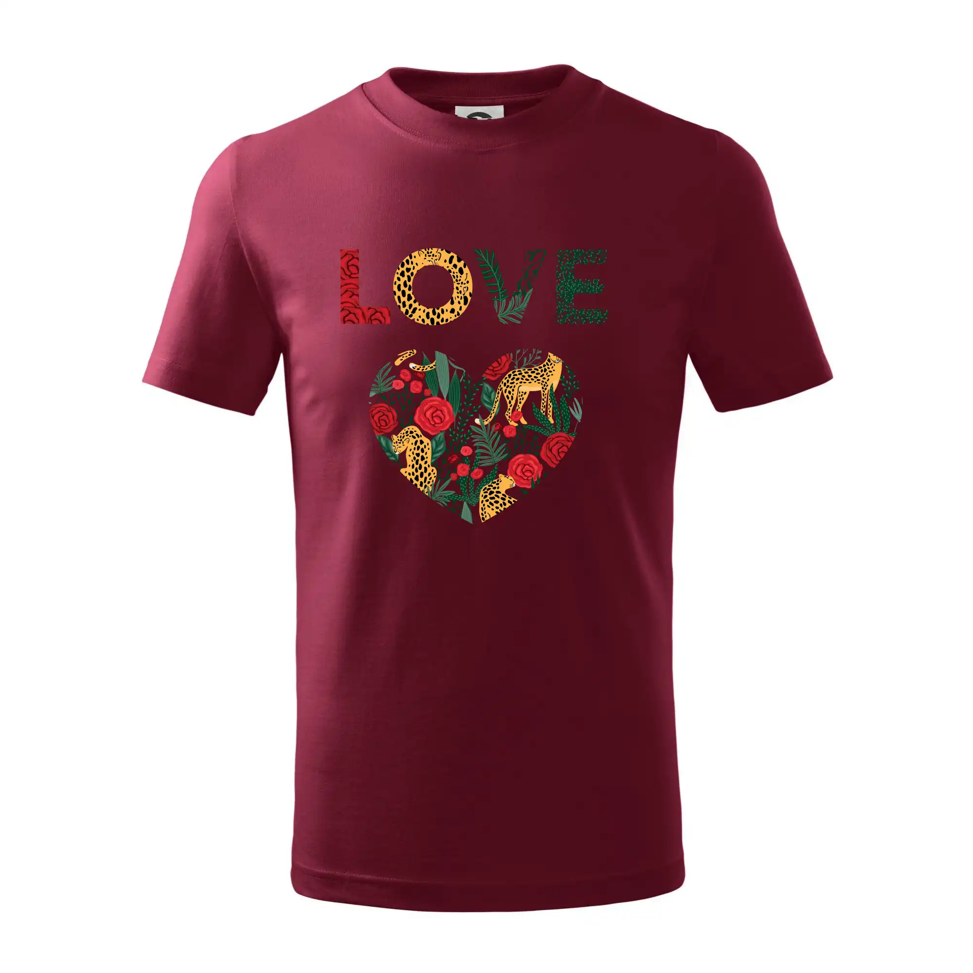 Tričká pre zamilovaných - Love srdce divočina  (Pecka design) - Tričko detské bavlnené