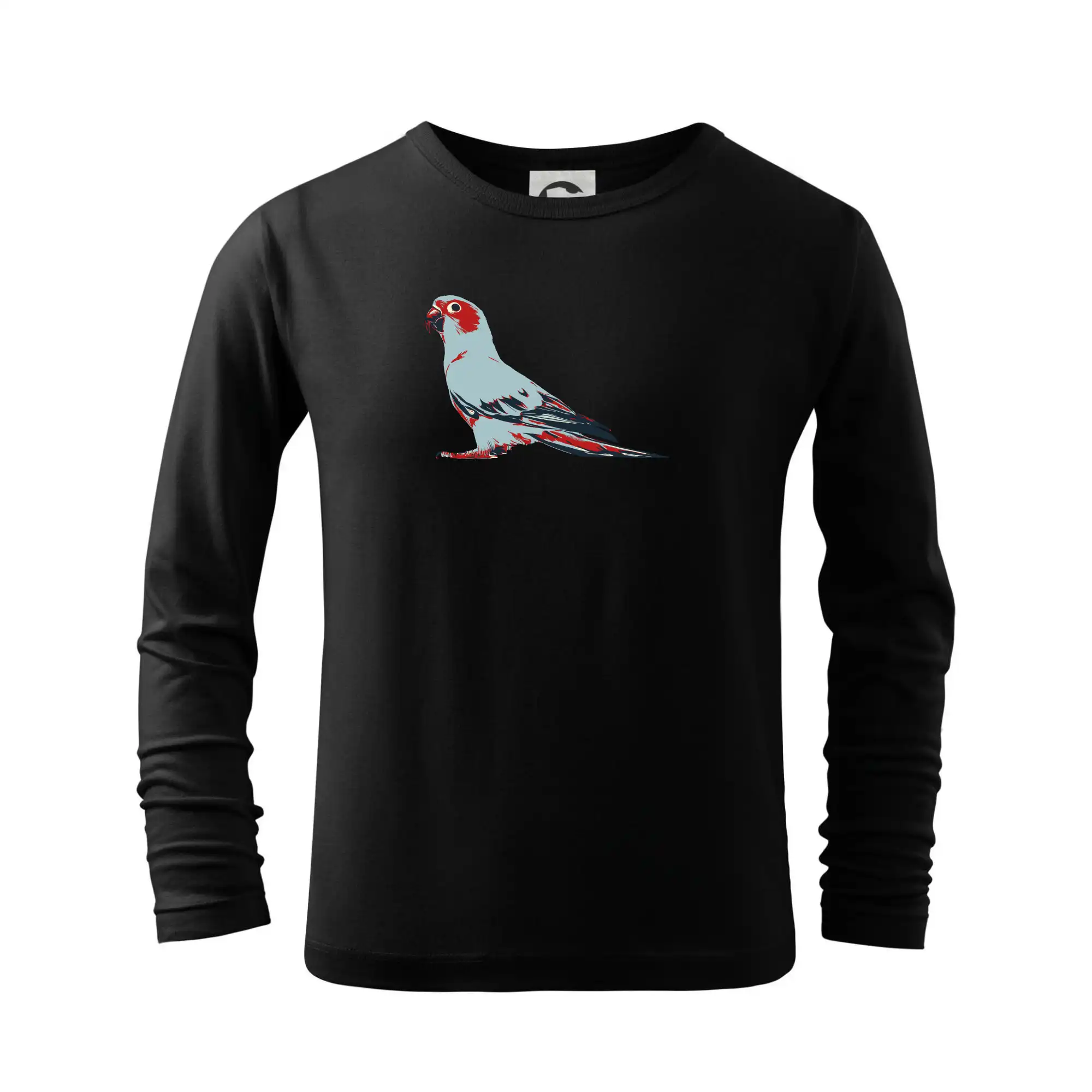 Tričká so zvieratami - Papoušek vintage - Tričko detské Long Sleeve