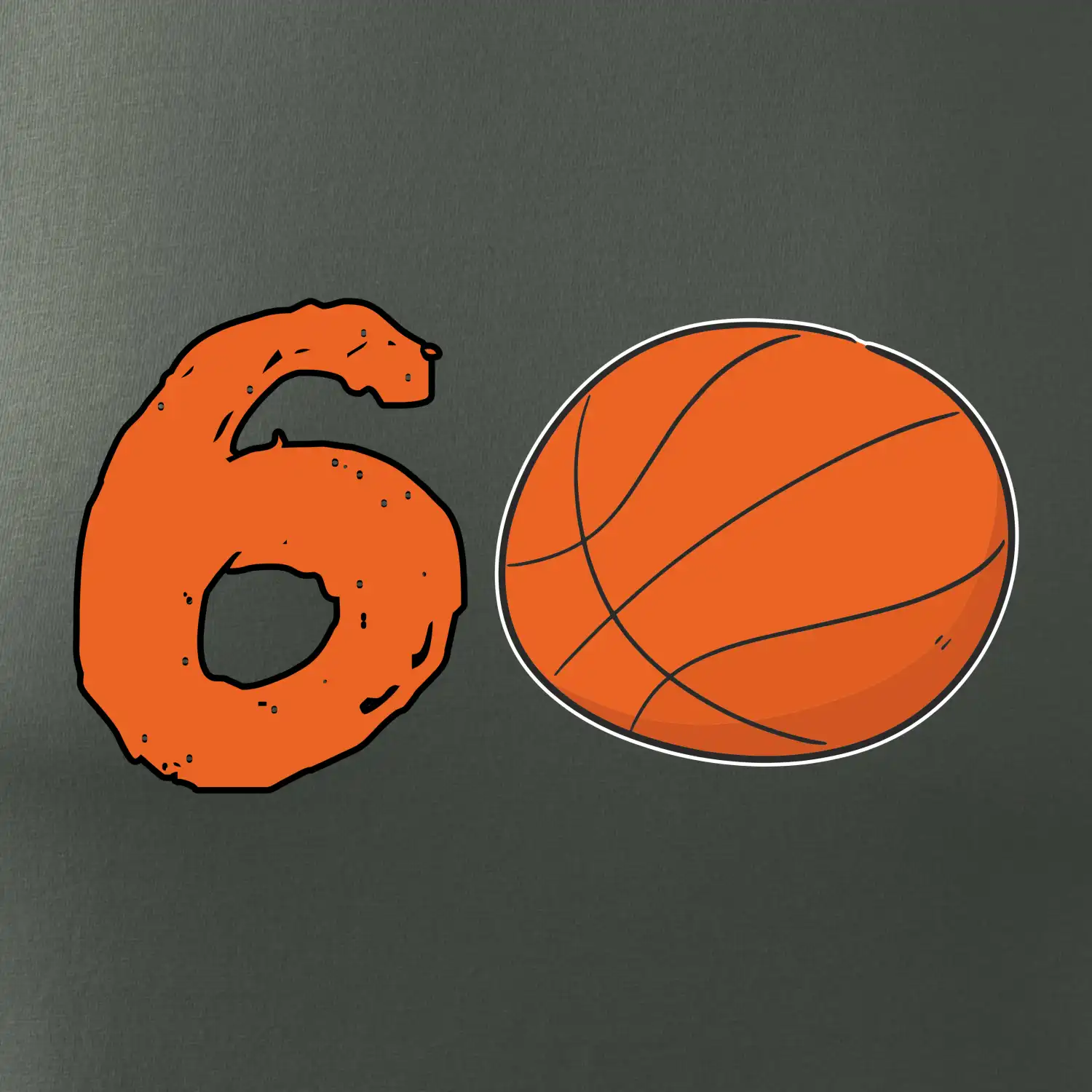 Basketball kulaté narozeniny 60