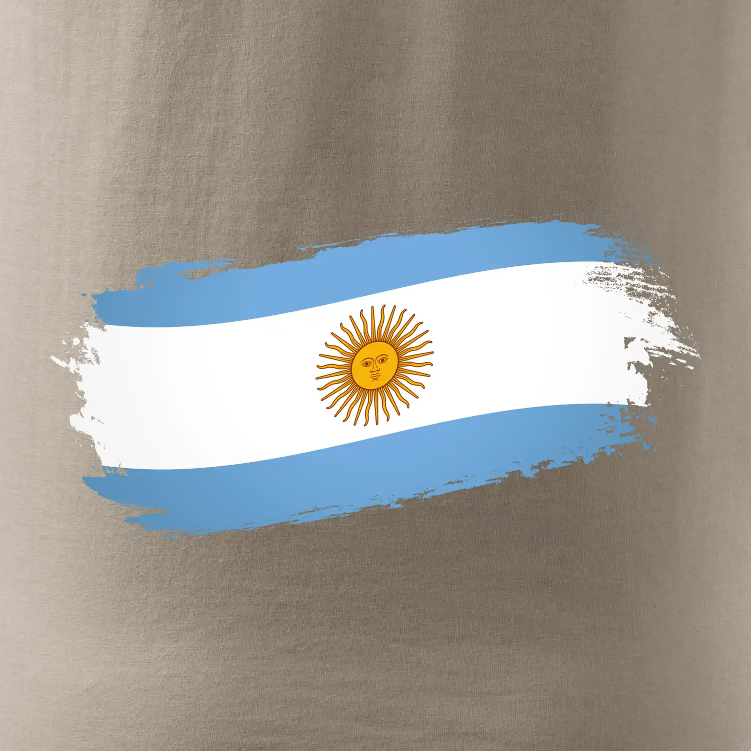 Argentina vlajka okousaná