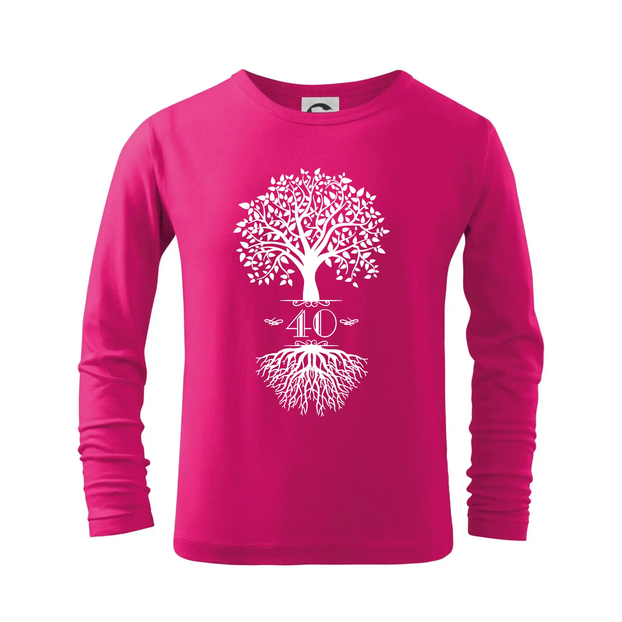 Tričko k štyridsiatke - Narodeninový strom 40 - Tričko detské Long Sleeve